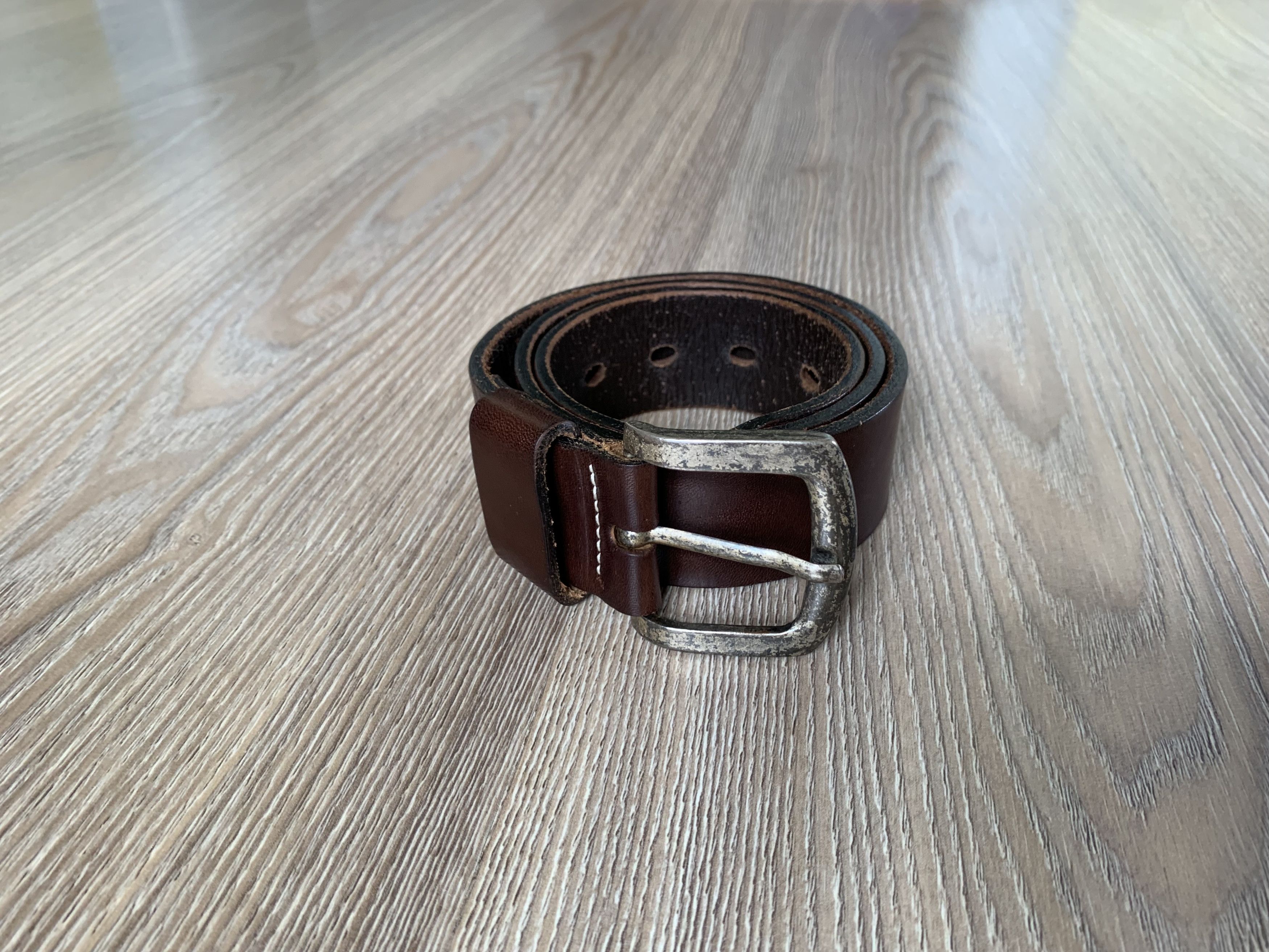 Vintage × camel active Vintage Camel Trophy Adventure Leather Belt Size ONE SIZE - 1 Thumbnail