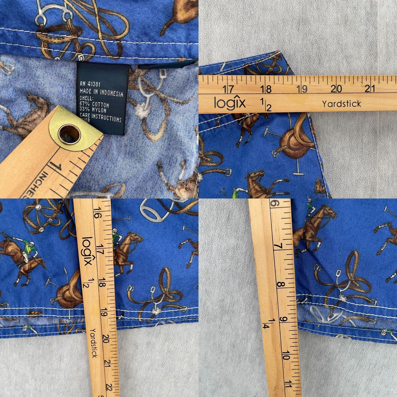 Polo Ralph Lauren Vintage Polo Ralph Lauren Swim Shorts All Over Print Blue Men 38 Beach Logo Water Polo Size US M / EU 48-50 / 2 - 8 Thumbnail