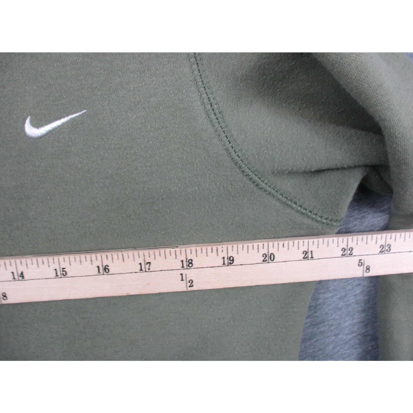 Nike VINTAGE Nike Jacket Men's Green Medium Full Zip Hooded Pockets Fleece The Athletic Dept Size US M / EU 48-50 / 2 - 7 Thumbnail