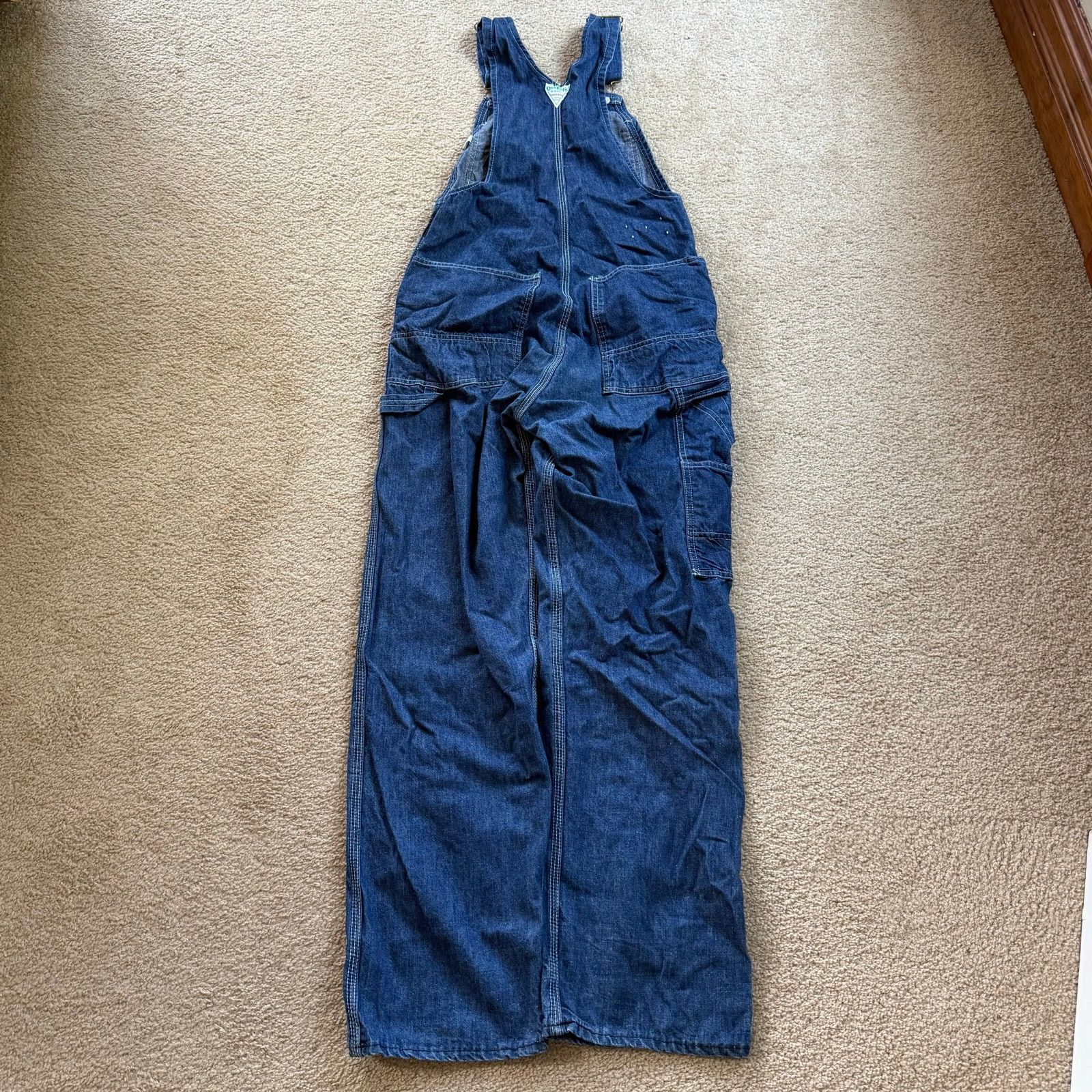 Oshkosh Vintage Sanforized Union Made OshKosh B’Gosh Denim Overalls Size US 32 / EU 48 - 4 Thumbnail