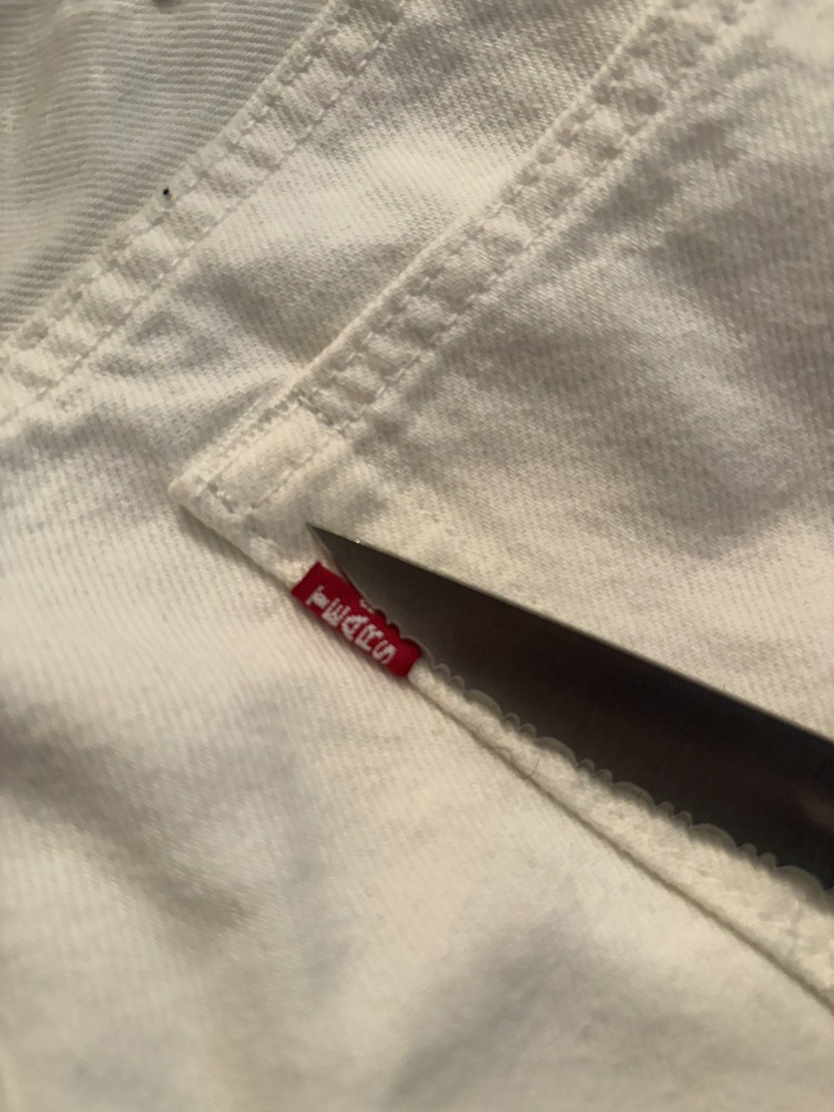 DENIM TEARS Denim Tears x Levis Cotton Wreath Jeans White Wash Size US 36 / EU 52 - 5 Thumbnail