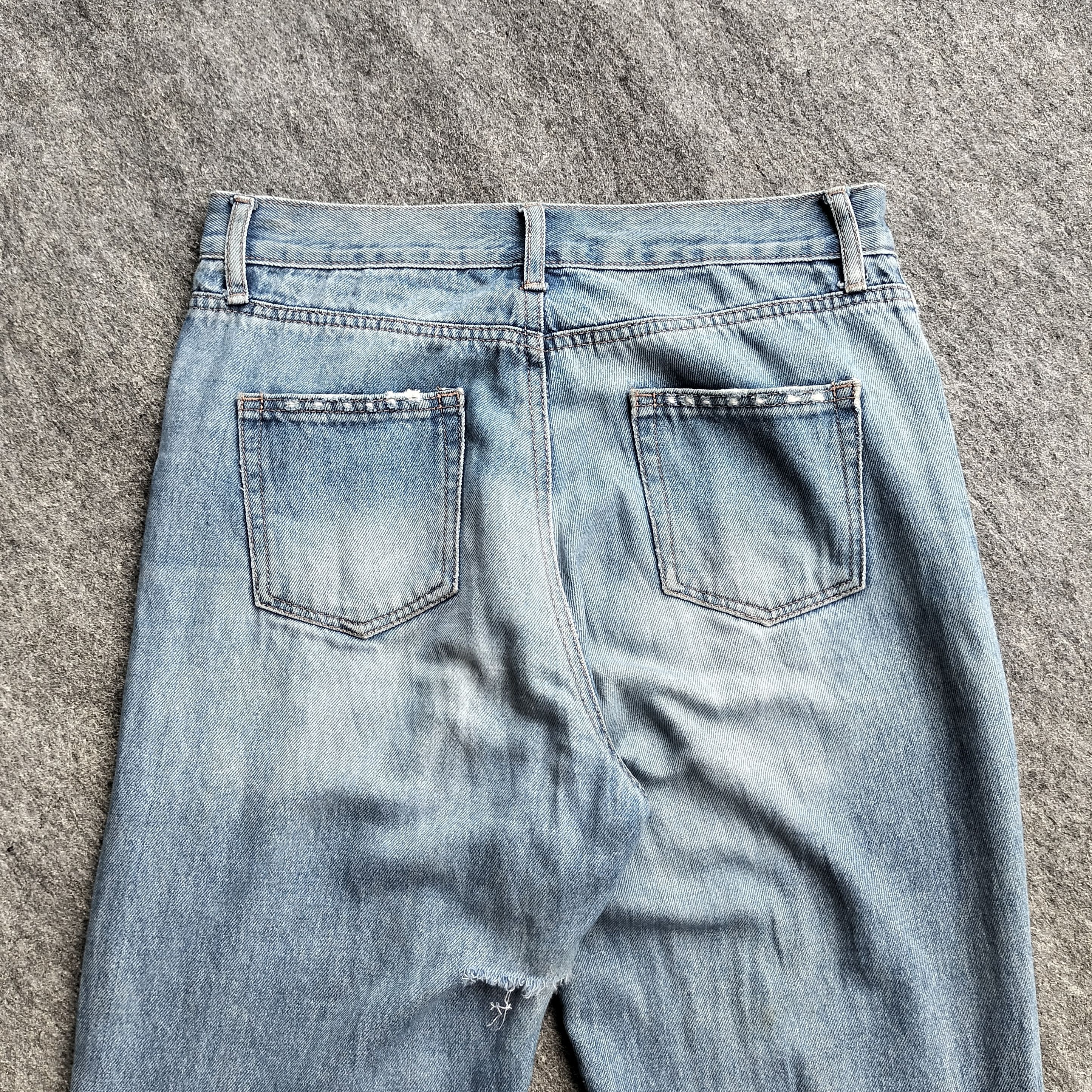 Kapital GRL skil patch destroyed double layered flare jeans Size US 30 / EU 46 - 7 Thumbnail
