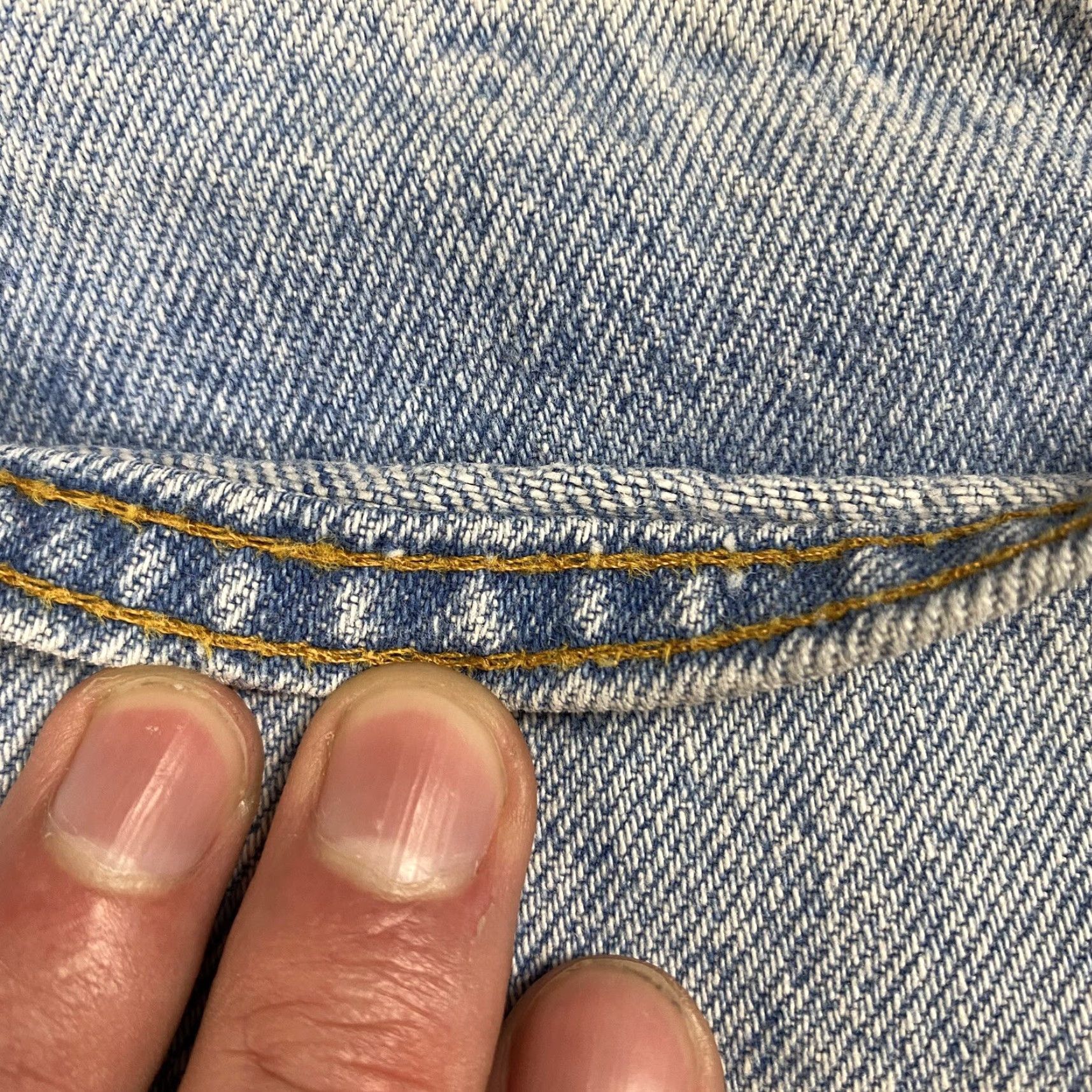 Levi's VINTAGE LEVI'S 506 ORANGE TAB JEANS 80s MENS REGULAR SIZE 38x30 LIGHT STONEWASH BLUE USA MADE Size US 38 / EU 54 - 5 Thumbnail