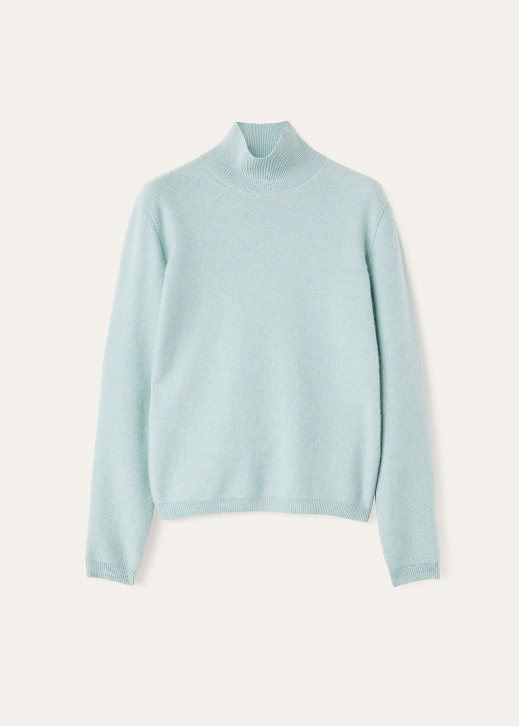 Loro Piana o1w1db10825 FAO2888 Alpe Turtleneck Sweater in Light Blue Size S / US 4 / IT 40 - 1 Thumbnail