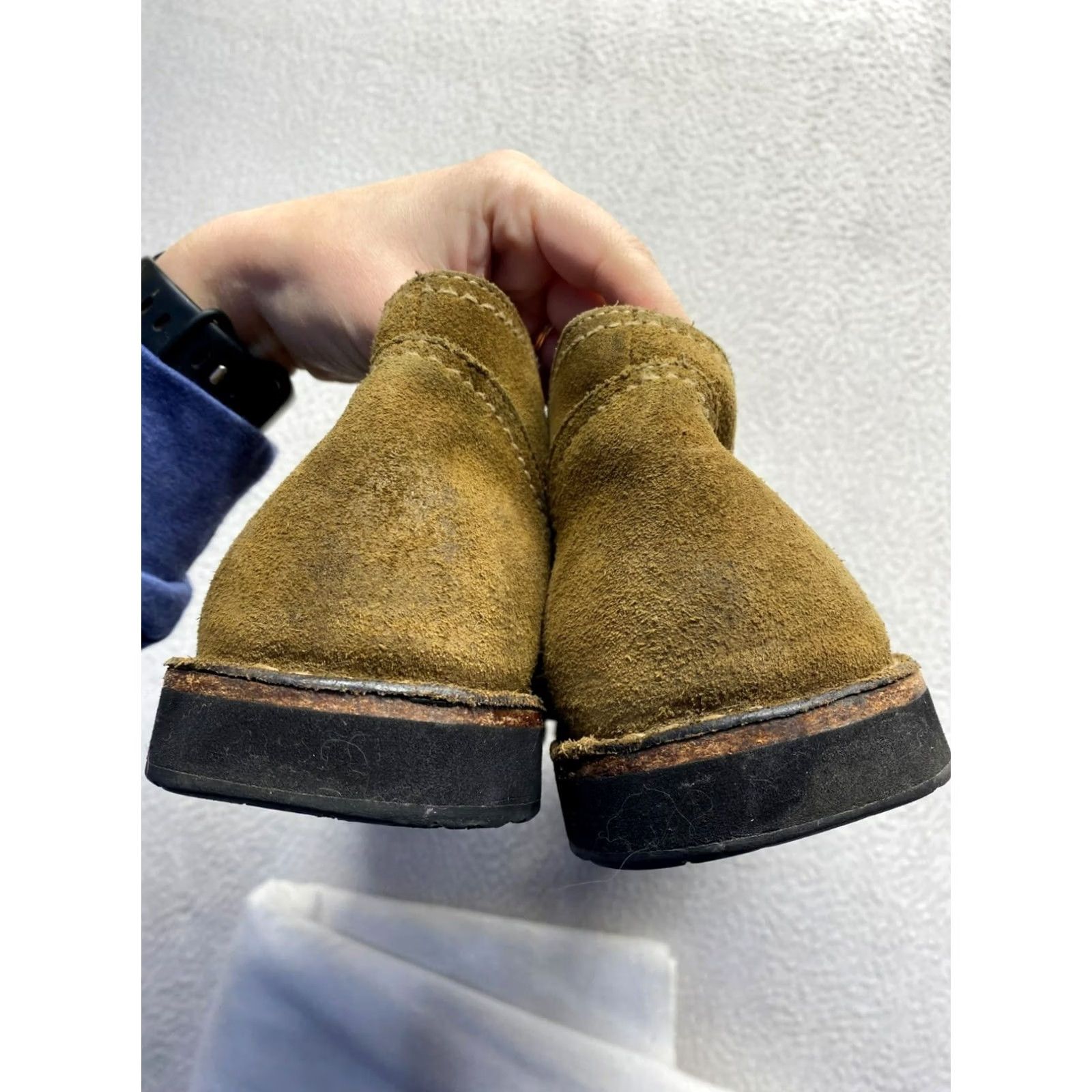 John Varvatos John Varvatos Chukka Boots Mens 13 Brown Suede Vintage 5955 Boots Size US 13 / EU 46 - 5 Thumbnail