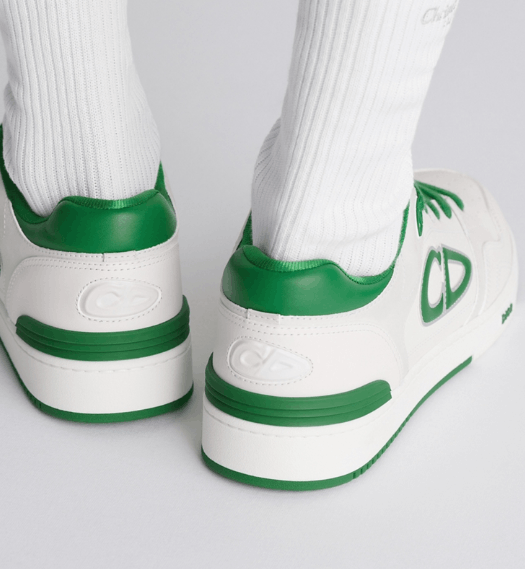 Dior o1w1db10426 3SN318 Low-Top Sneakers in White/Green Size US 9 / EU 42 - 7 Thumbnail