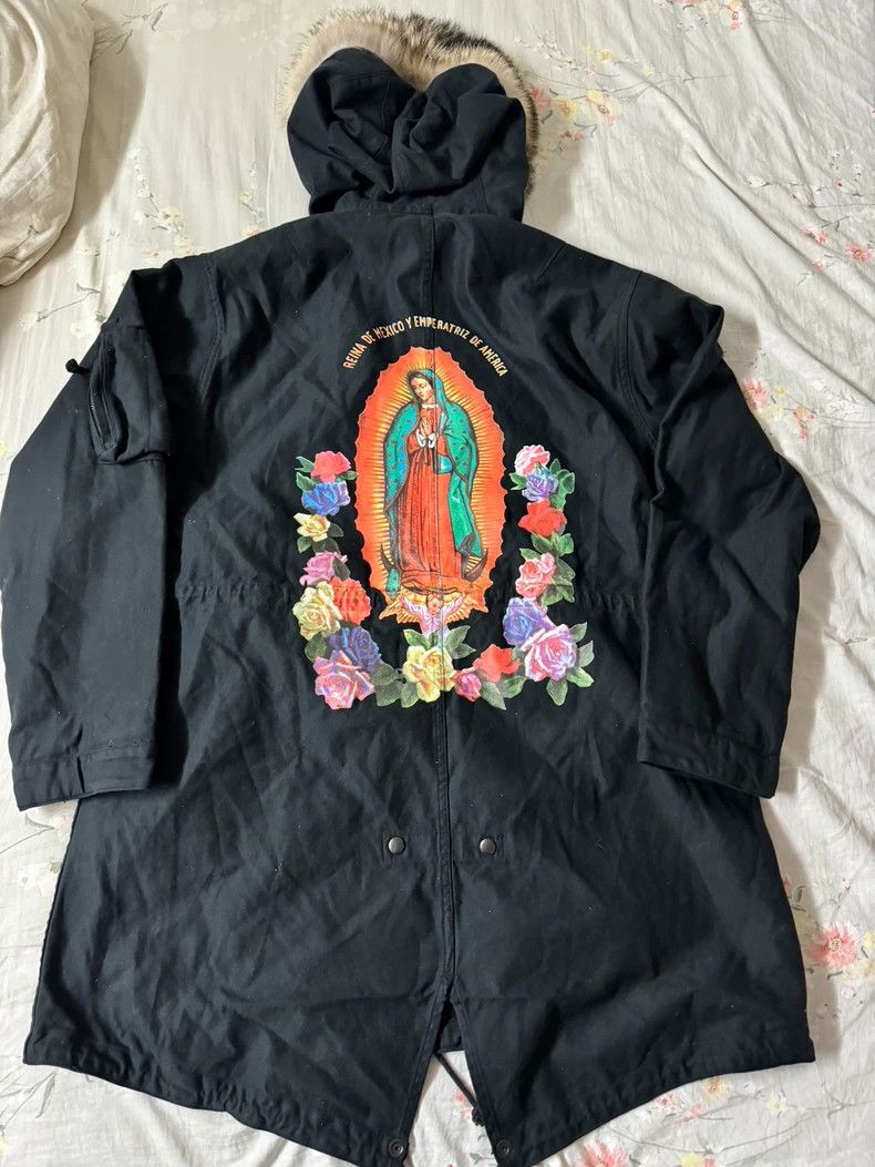 Wacko Maria Wacko maria 19aw m48 Virgin Mary floral print fur collar l Size US L / EU 52-54 / 3 - 1 Thumbnail