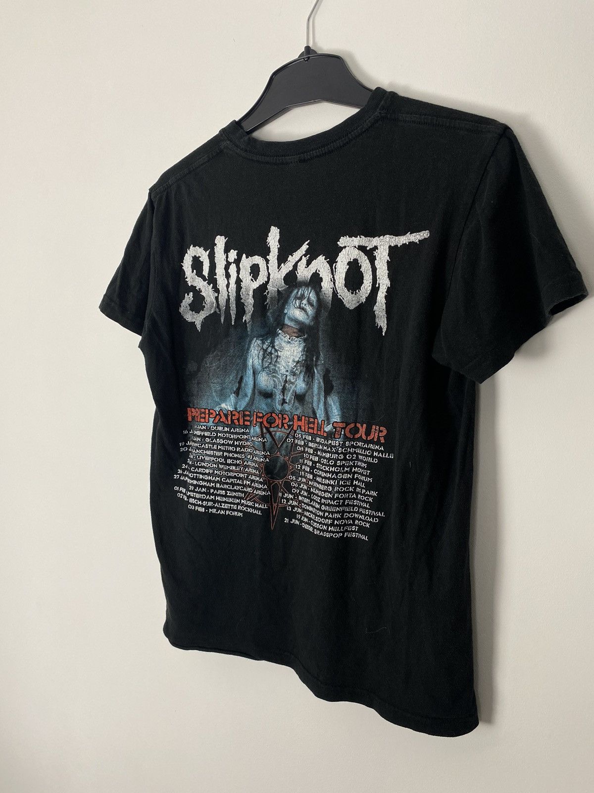 Band Tees × Slipknot Slipknot Prepare For Hell Tour Tee Vintage y2k 2014 - 2015 Size US S / EU 44-46 / 1 - 9 Thumbnail