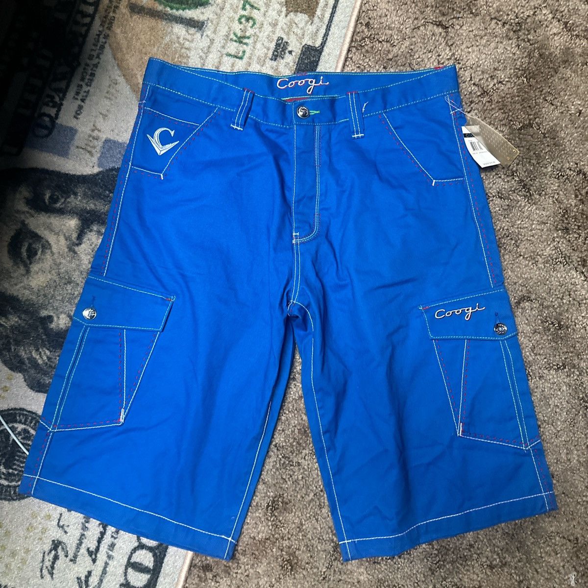 Coogi NWT Coogi cargo shorts “strong blue” Size US 38 / EU 54 - 5 Thumbnail