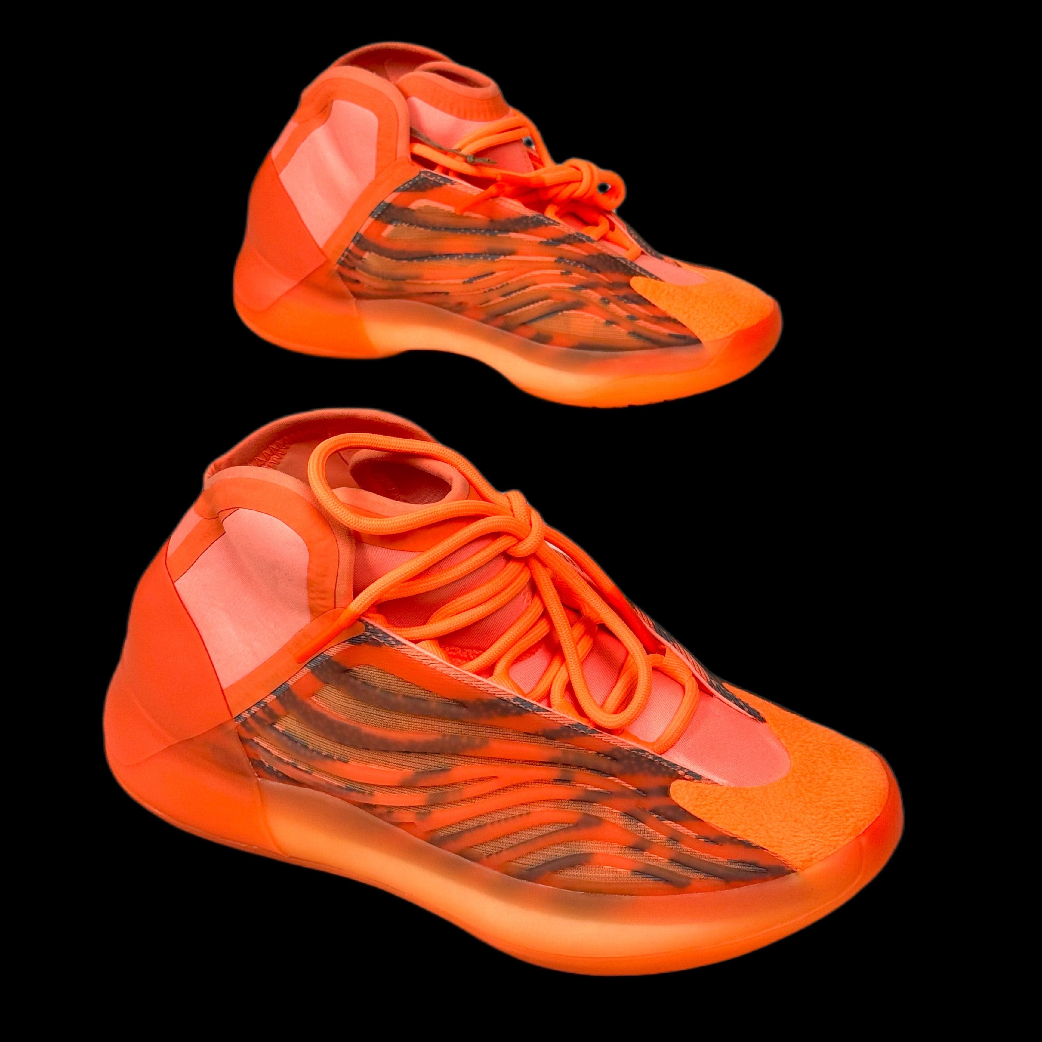 2023 adidas yeezy qntm hi-res orange quantum basketball