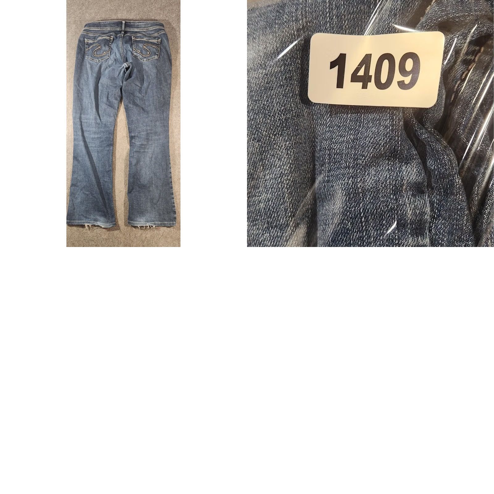 Silver Jeans Co. VINTAGE Silver Jeans Co. Womens Bootcut Denim 27 Blue Low Rise Embroidered 5-Pocket Size 27" / US 4 / IT 40 - 8 Thumbnail