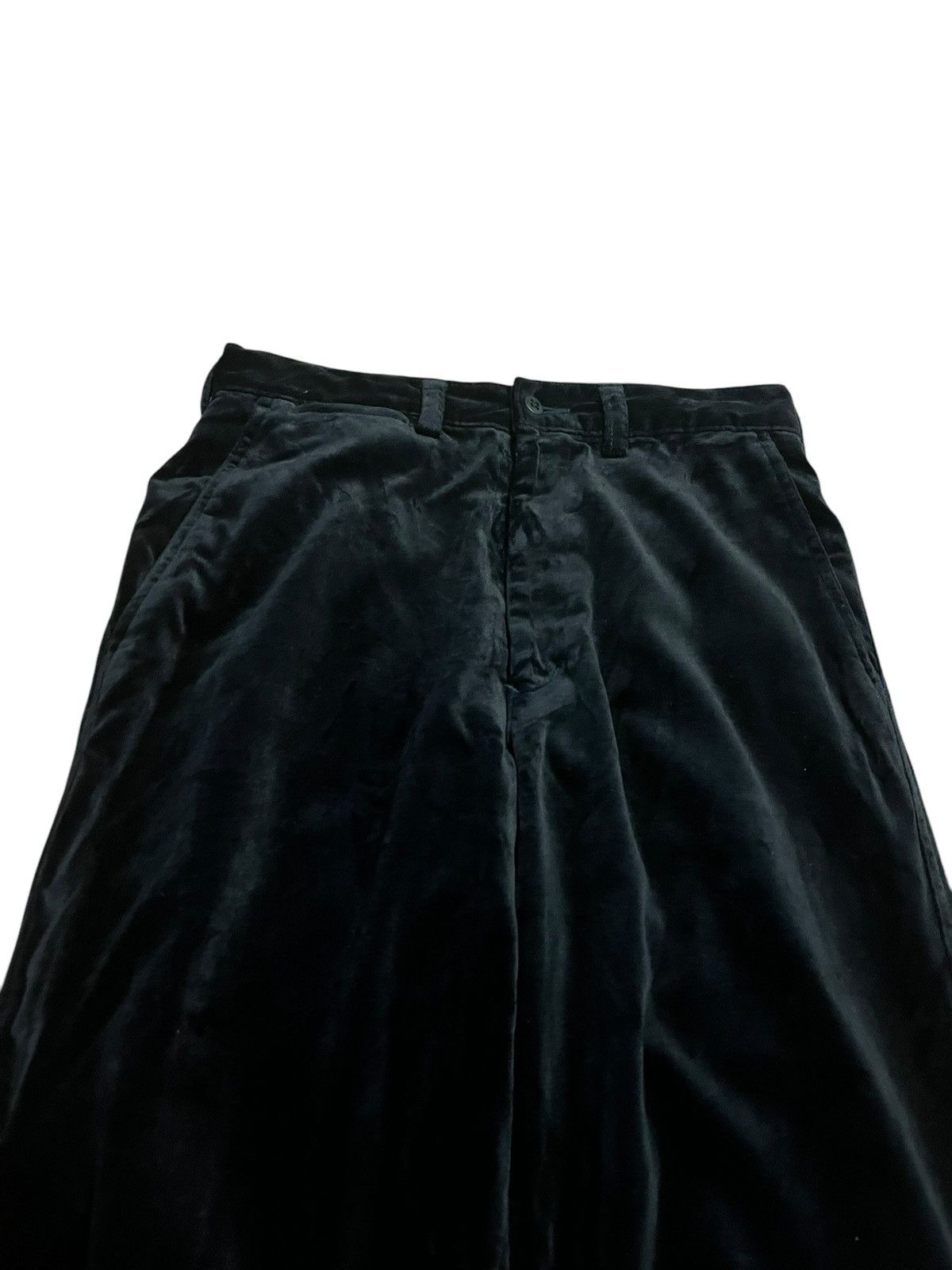 Japanese Brand × Johnbull John Bull Black Velvet Rayon Cotton Pants size 28 x 30 inche Size US 28 / EU 44 - 3 Thumbnail