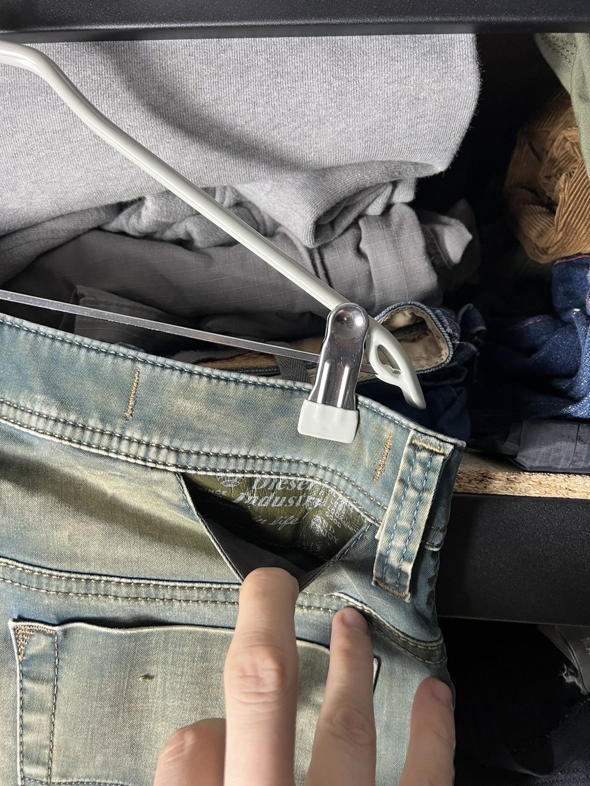 👖 Diesel Safado Regular Slim Straight Jeans Made in Italy