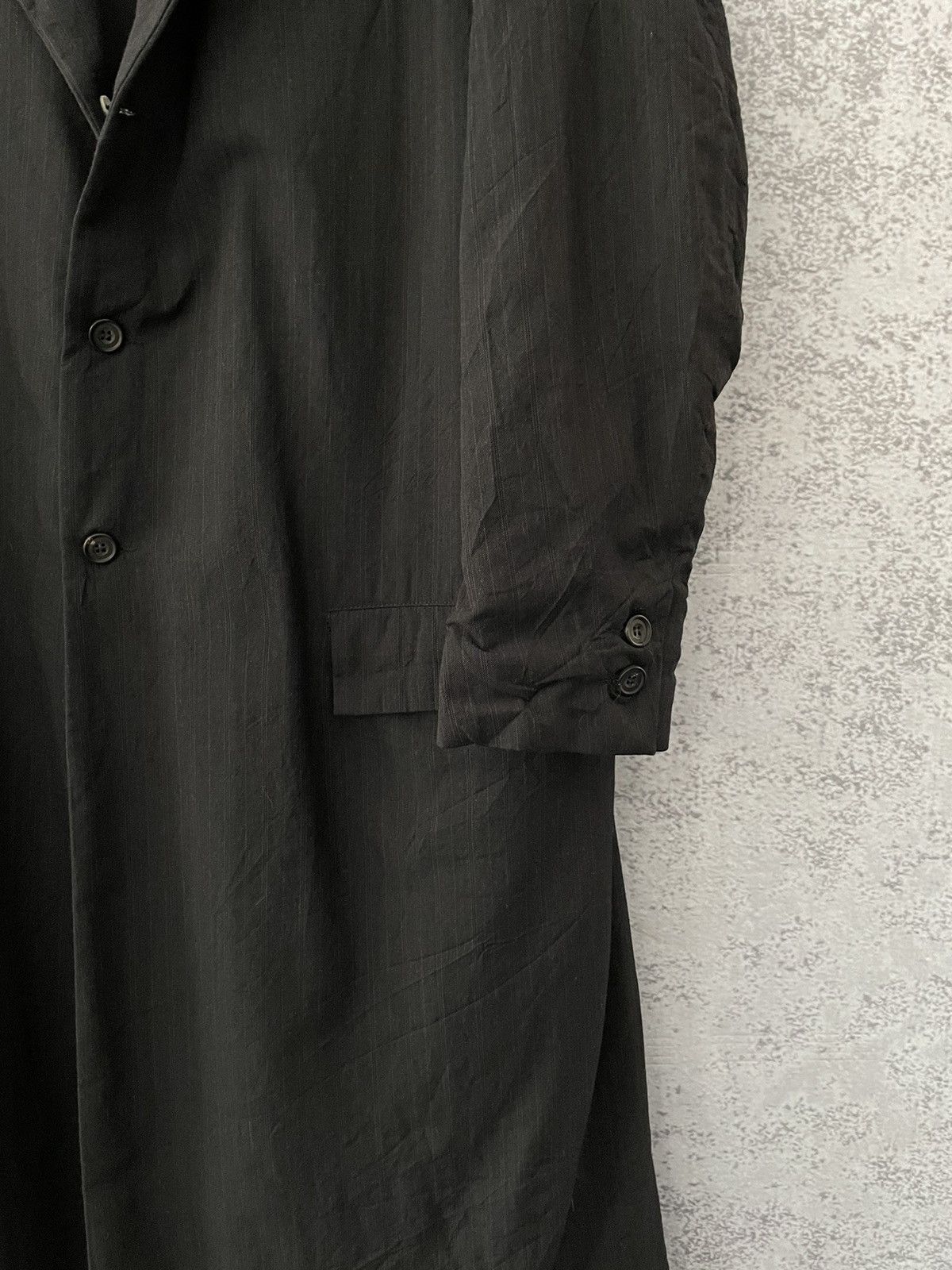 Paul Harnden Shoemakers Paul Harnden Black Long Coat Size US L / EU 52-54 / 3 - 4 Thumbnail
