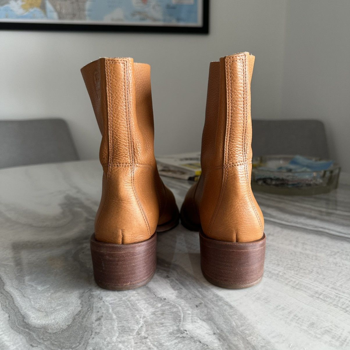 Tory Burch Tory Burch Siena Leather Bootie in Light Tan Size US 8 / IT 38 - 7 Thumbnail