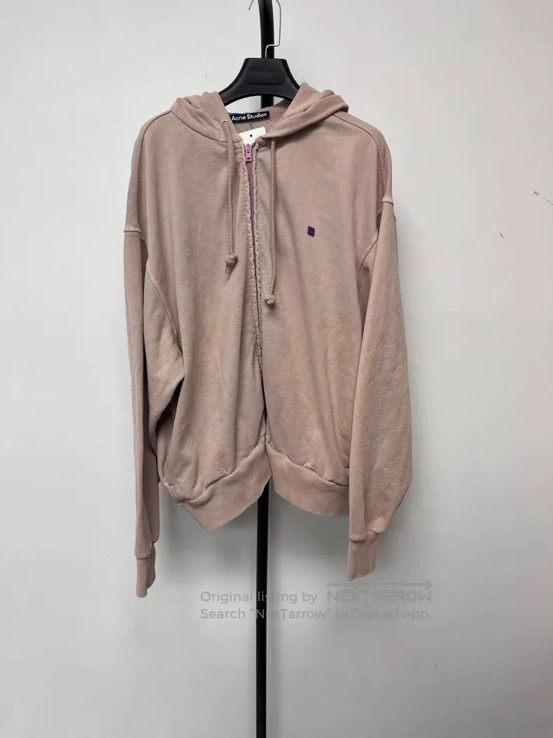 Acne Studios Acne Studios Face expression faded zippered hooded sweater Size US S / EU 44-46 / 1 - 1 Thumbnail