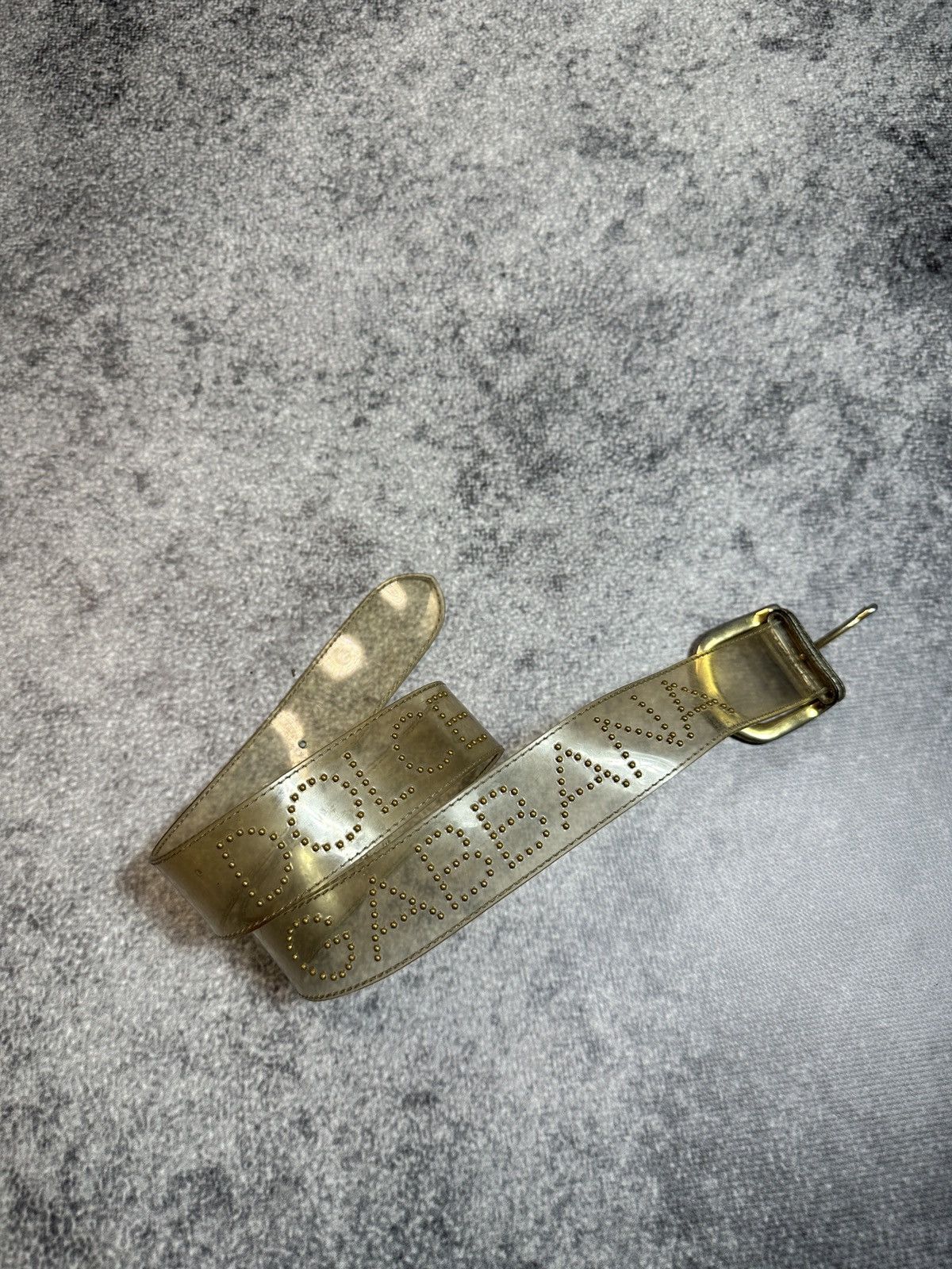 Designer Y2K Dolce&Gabbana DG Logo Belts Streetwear Avant Garde Style Size ONE SIZE - 1 Thumbnail
