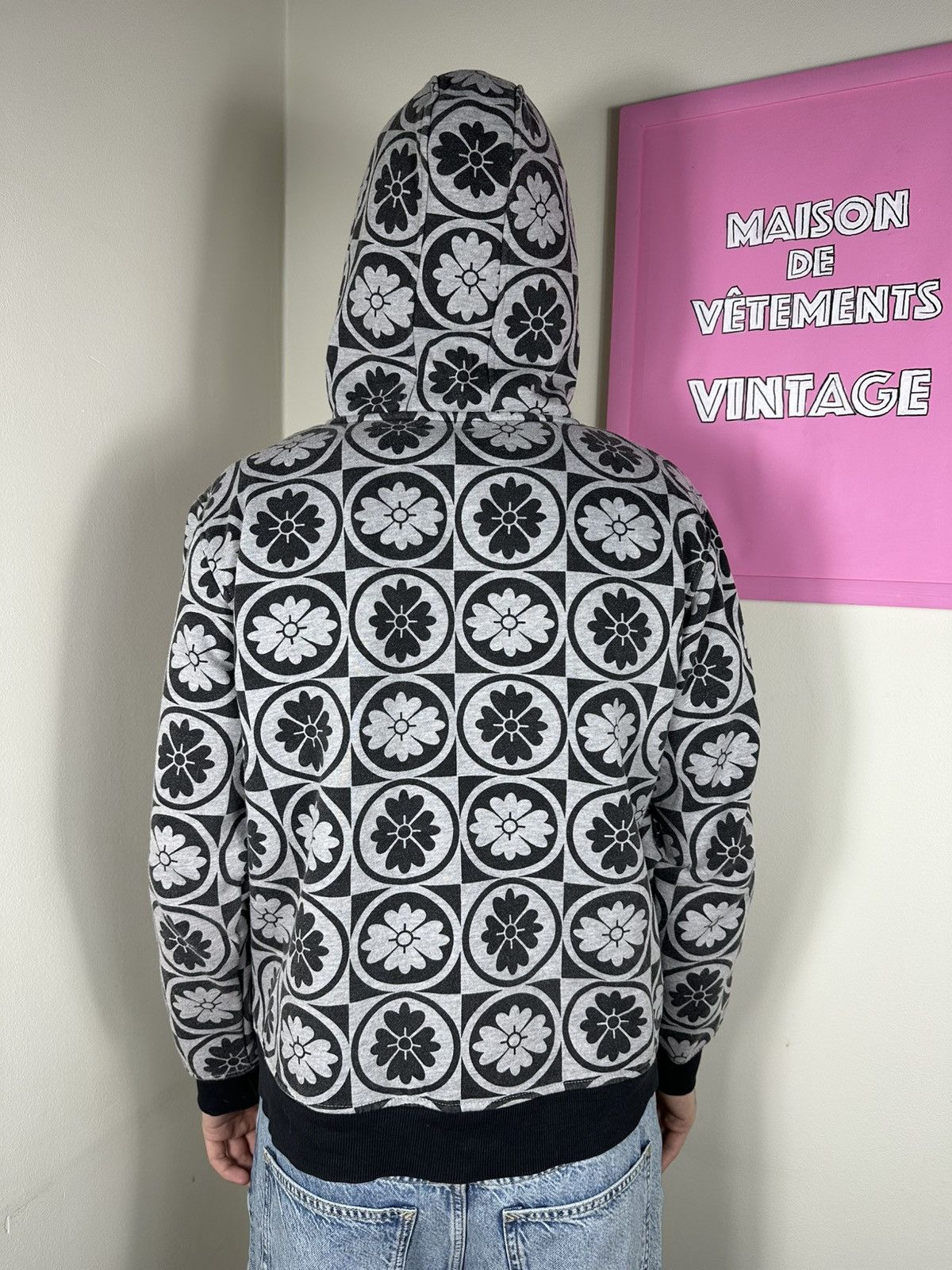 Evisu Evisu Graphic Full Print Zip Hoodie Vintage Embroidered Size US XL / EU 56 / 4 - 3 Thumbnail