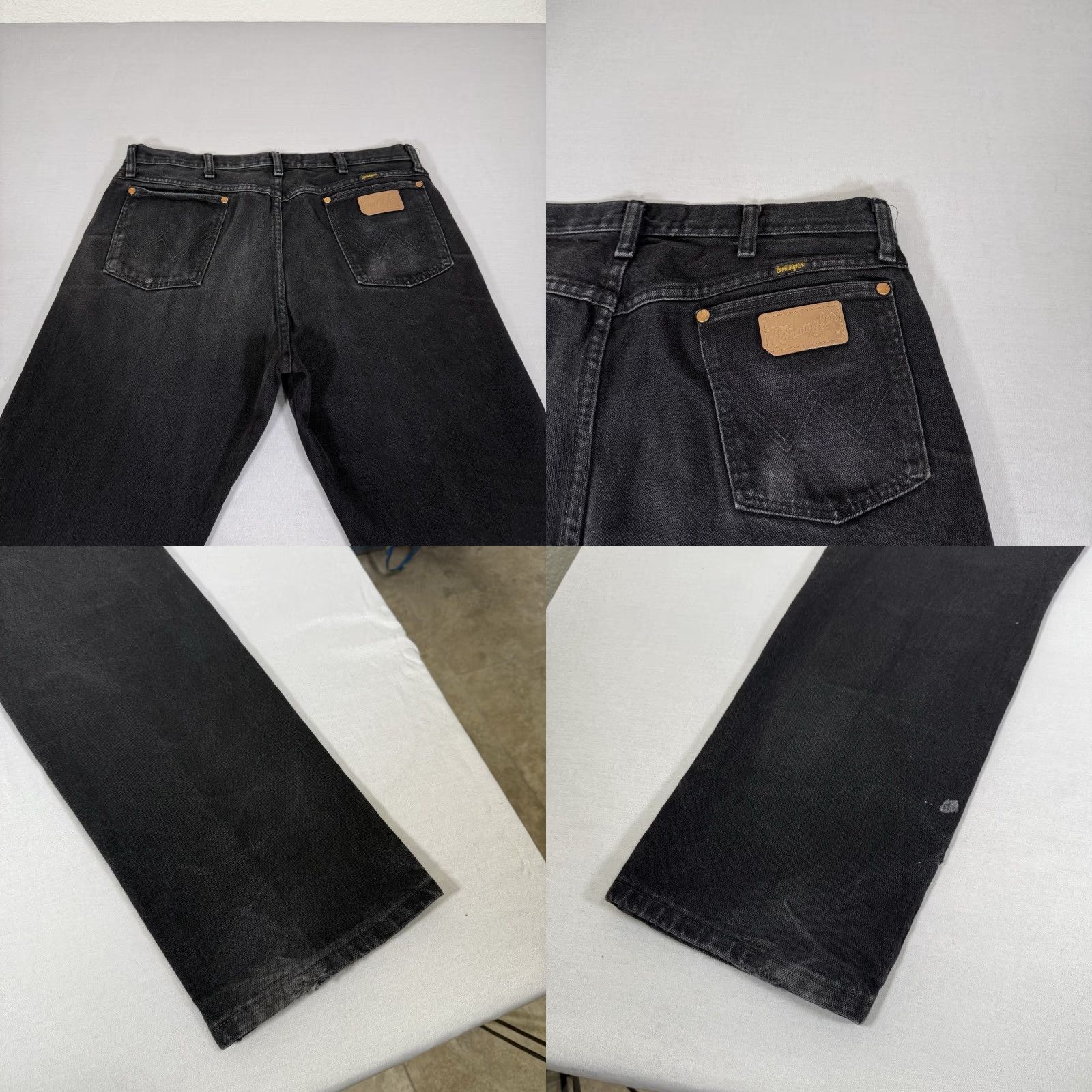 Wrangler Wrangler Jeans 13MWZ Denim Pants Cowboy Cut Straight Fit 36x32 Black Men Regular Cowboy Theme Mens Size US 36 / EU 52 - 8 Thumbnail