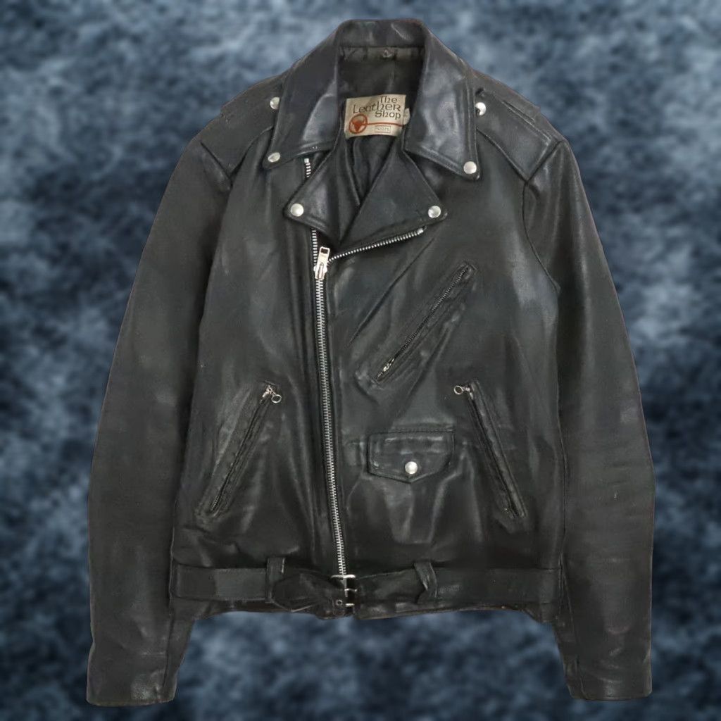 VINTAGE Sears Leather Motorcycle Jacket Main Selling Point Jacket