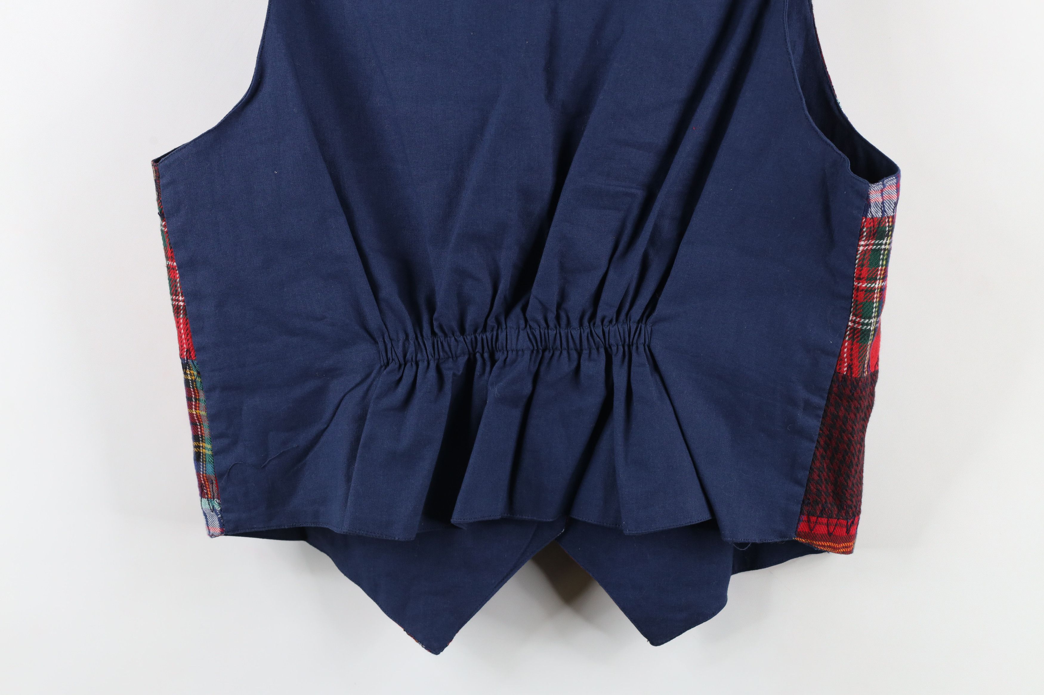 Vintage Vintage 90s Streetwear Quilt Patchwork Suit Vest Jacket Size M / US 6-8 / IT 42-44 - 8 Thumbnail
