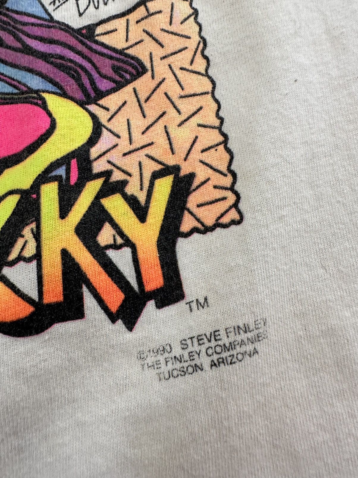 Vintage Vintage Neon Ms. Ducky Single Stitch Tee White Sz. Large Size US L / EU 52-54 / 3 - 7 Thumbnail