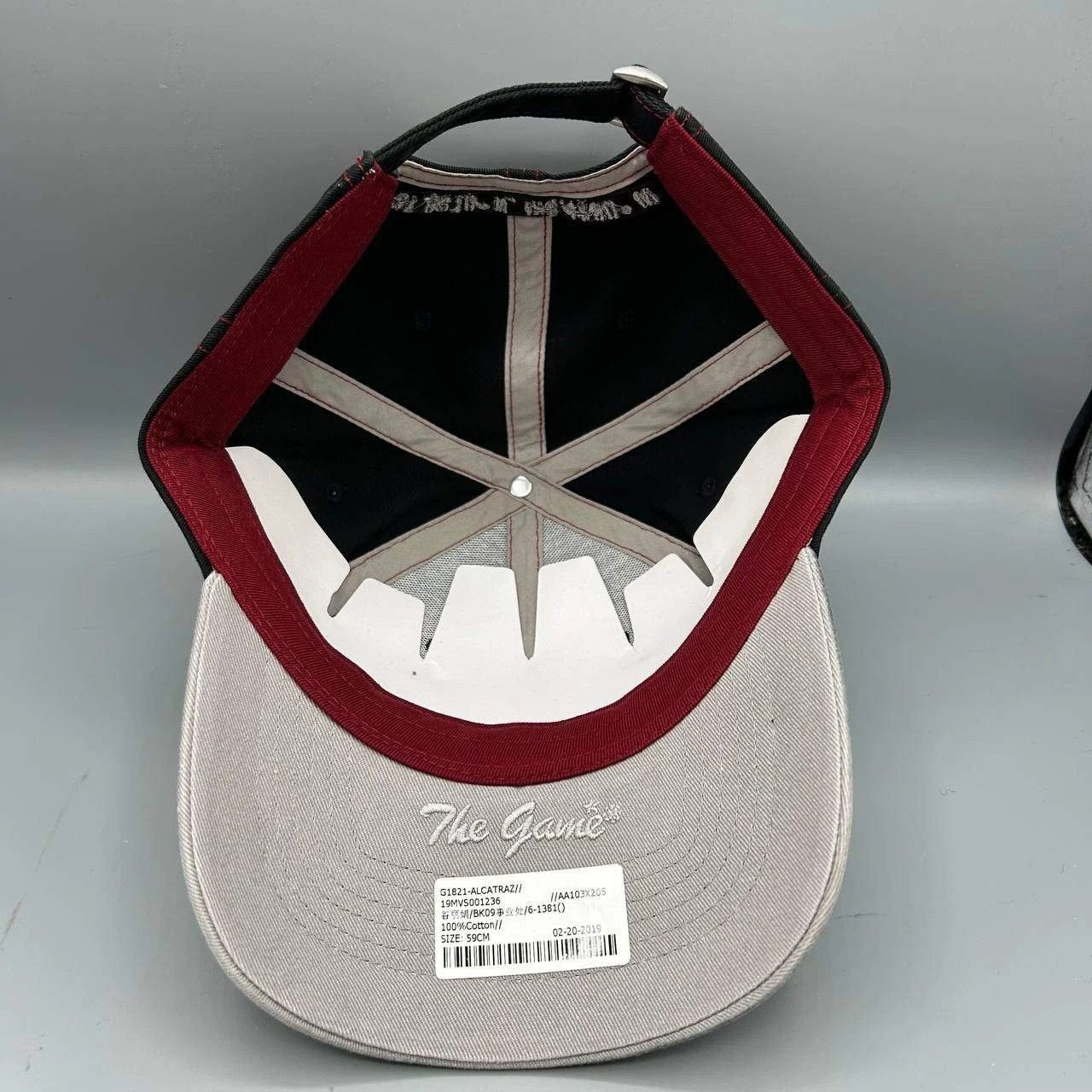 The Game San Francisco Alcatraz Hat Men Black Embroidered Strap Back Size ONE SIZE - 2 Thumbnail