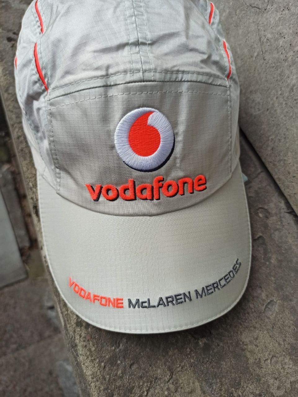 McLaren Hamilton Vodafone grey cap Mercedes