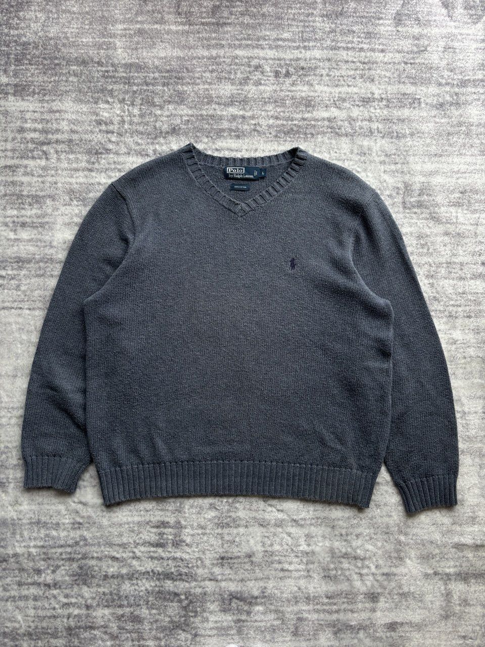 Polo Ralph Lauren Vintage Polo Ralph Lauren 100% cotton Sweater Size US L / EU 52-54 / 3 - 1 Thumbnail