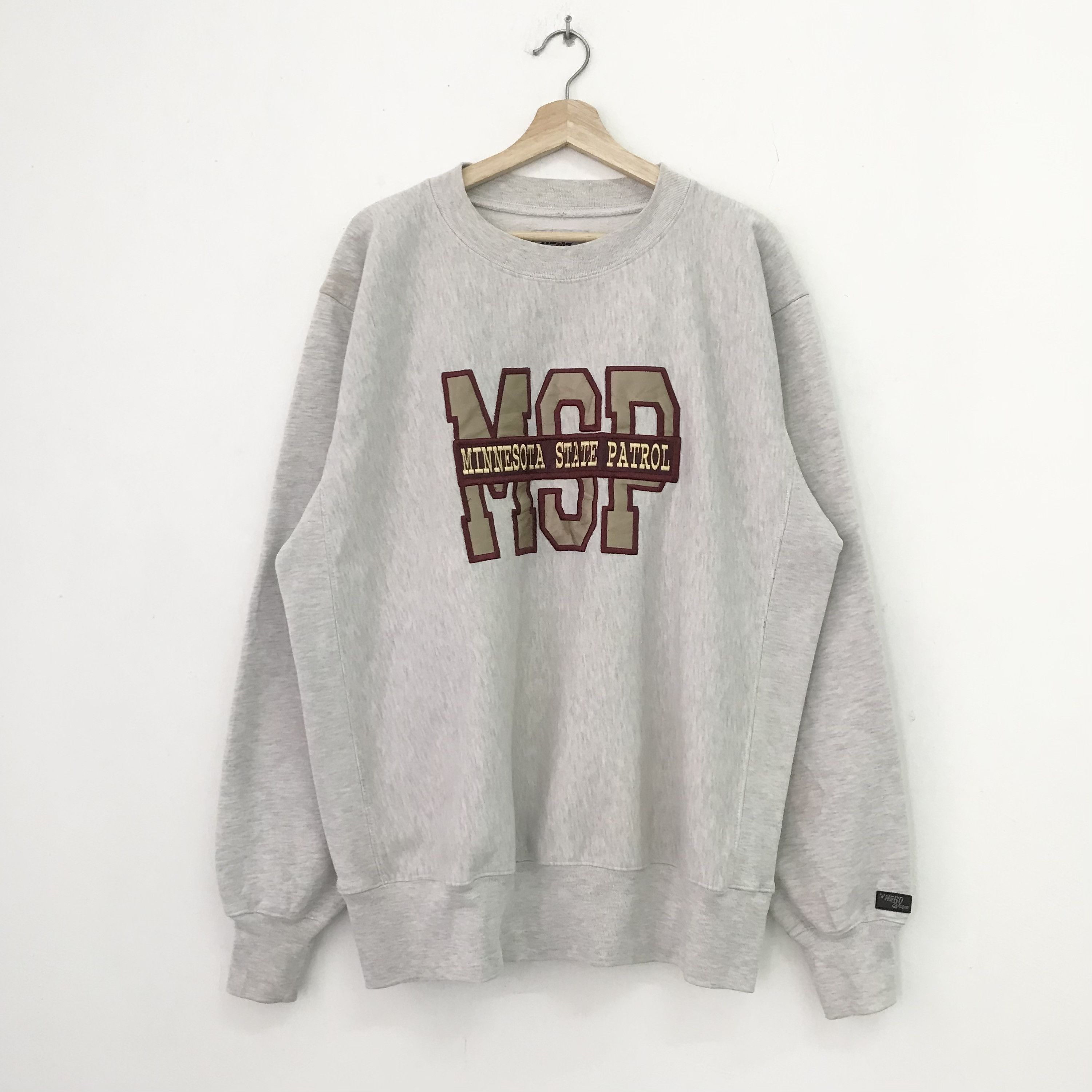 Vintage Vintage 90's Minnesota State Patrol Gray - 398 Size US XXL / EU 58 / 5 - 1 Thumbnail