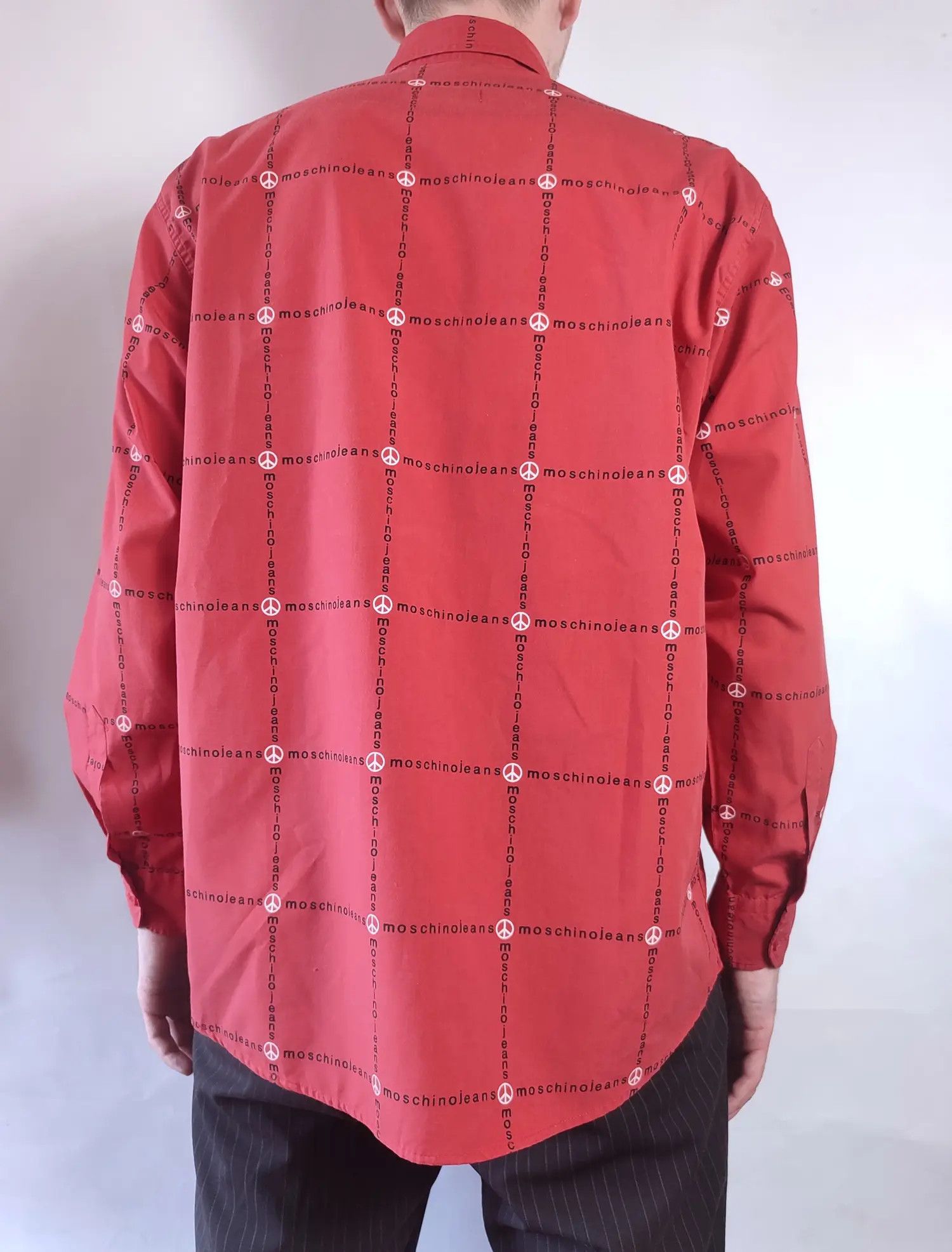 Moschino × Vintage Moschino vintage shirt monogram Size US L / EU 52-54 / 3 - 3 Thumbnail