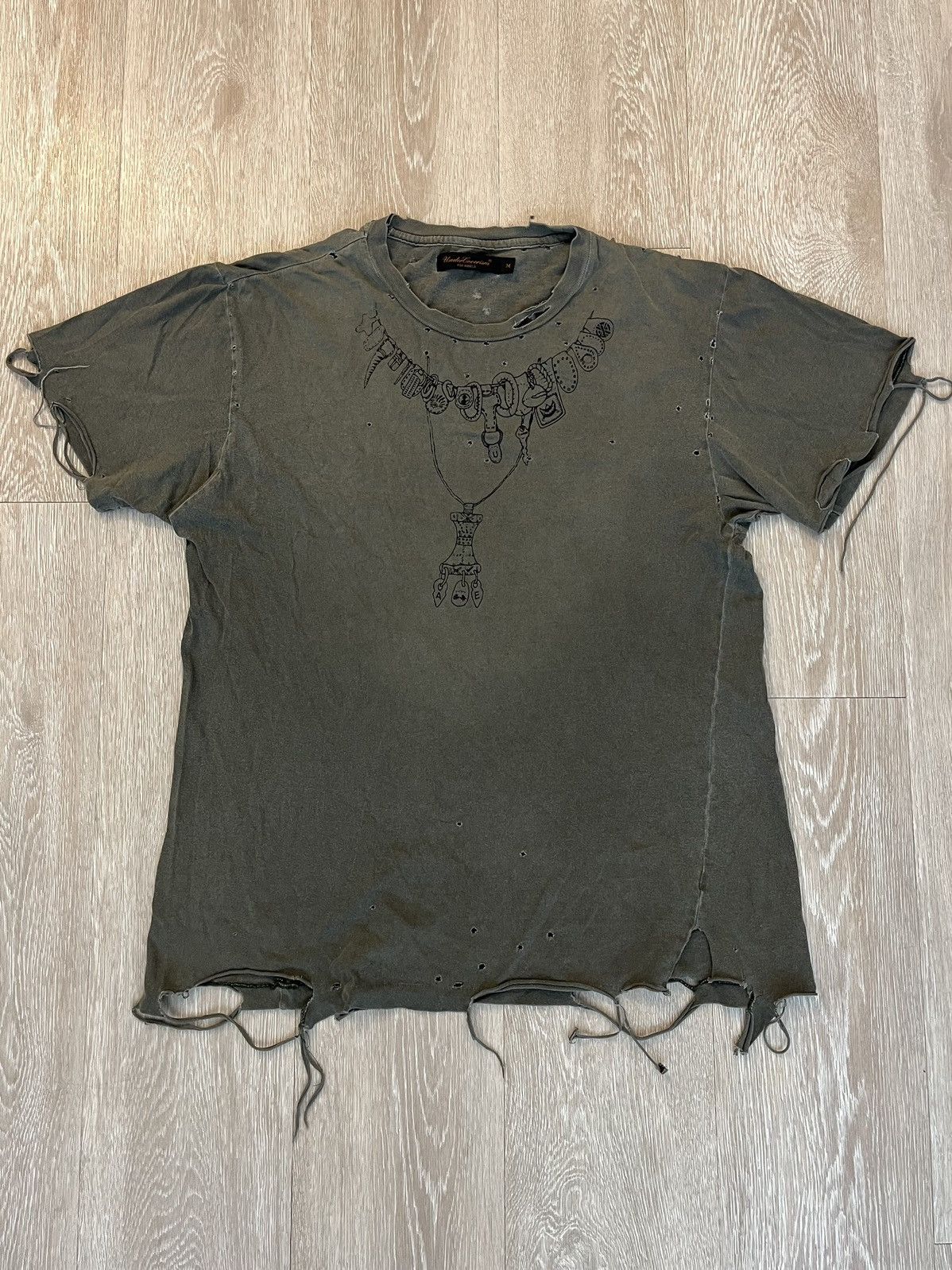 Undercover SS03 Scab Necklace Tee Size US M / EU 48-50 / 2 - 2 Thumbnail