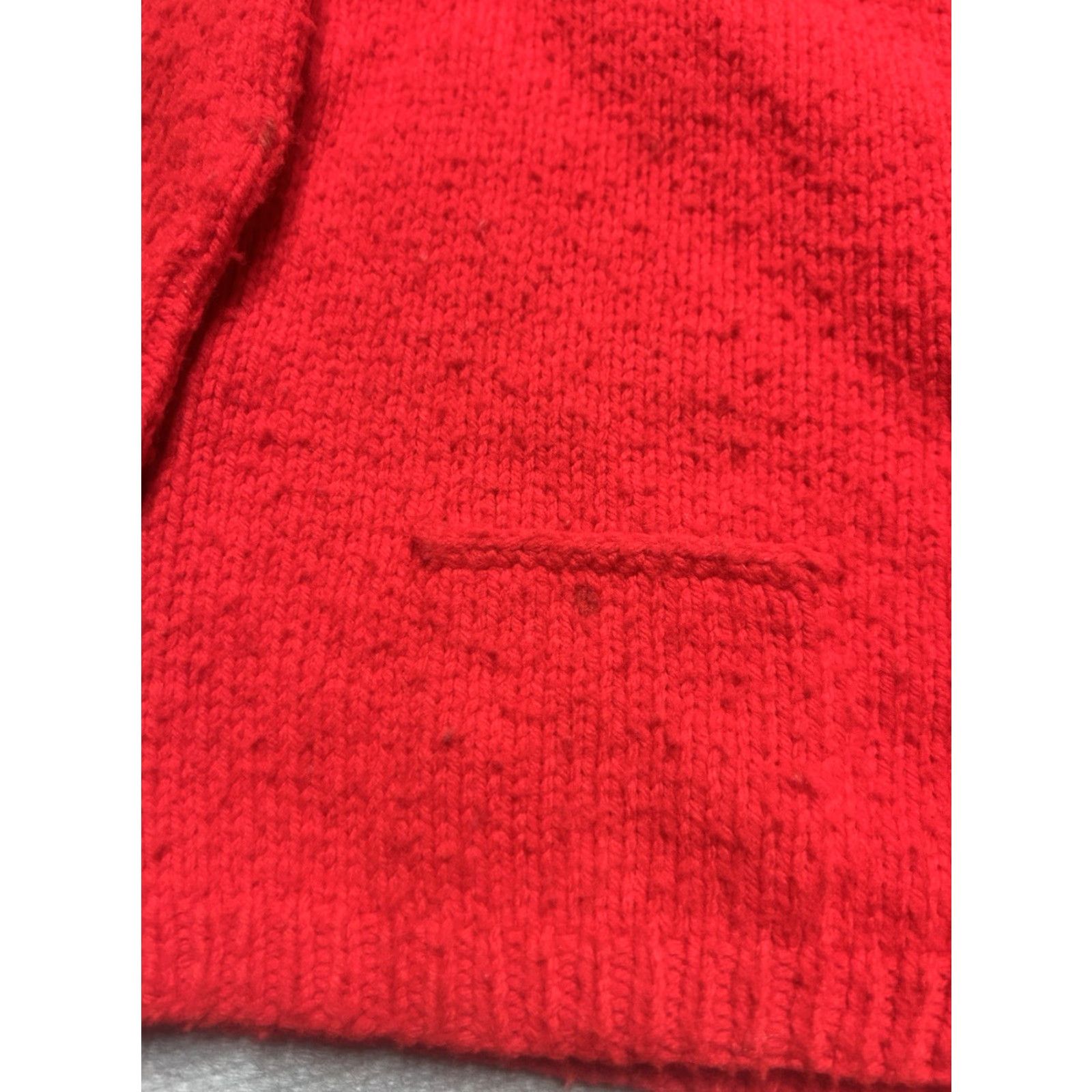 Vintage **Vintage Red Wool Knit Women's Cardigan M** User: Vintage Red Wool Knit Women's Cardigan Medium M Size M / US 6-8 / IT 42-44 - 4 Thumbnail