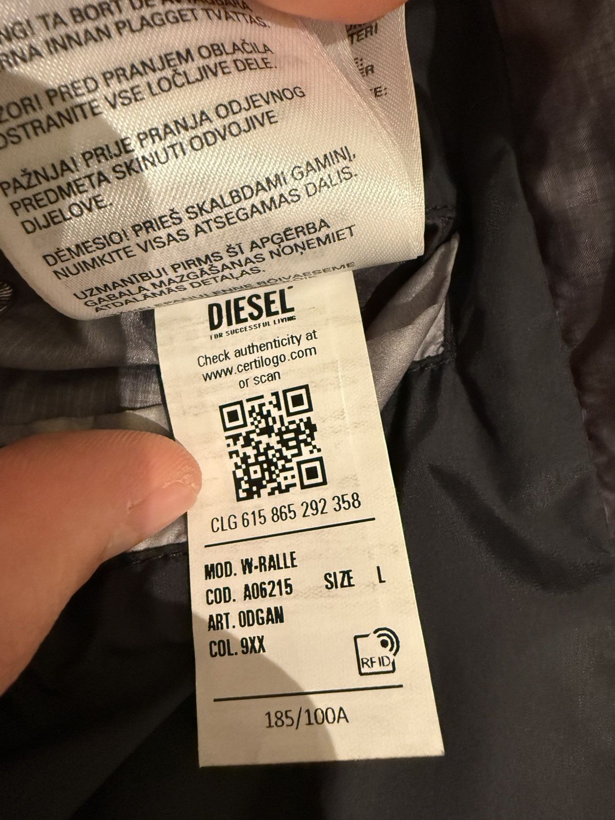 Diesel Diesel Puffer Jacket Size US L / EU 52-54 / 3 - 5 Thumbnail