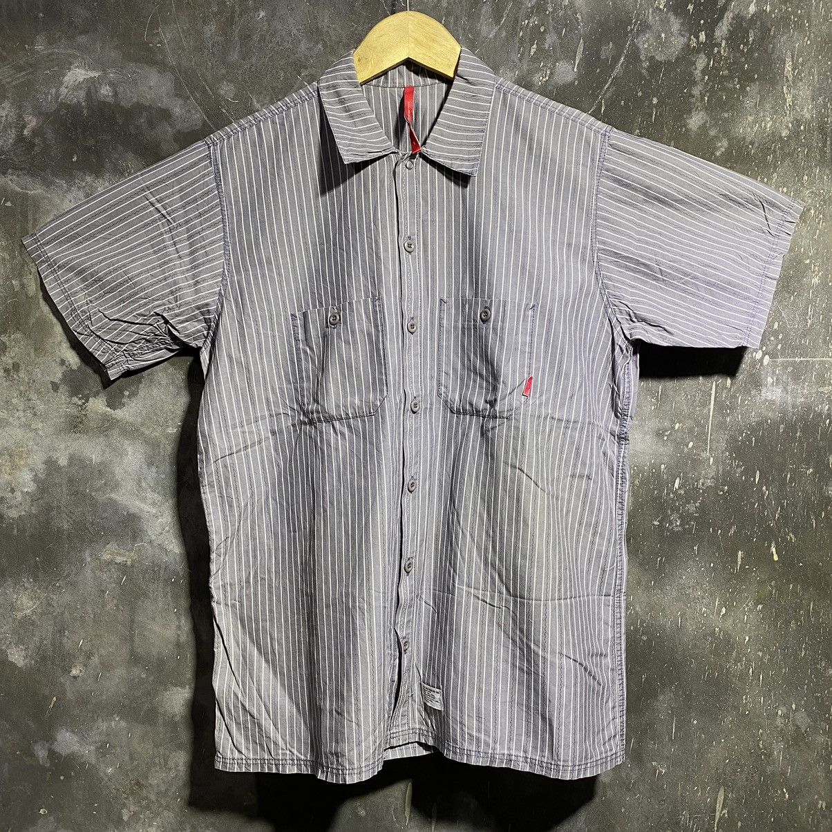 Wtaps Wtaps Striped Work Shirt Size US M / EU 48-50 / 2 - 1 Thumbnail
