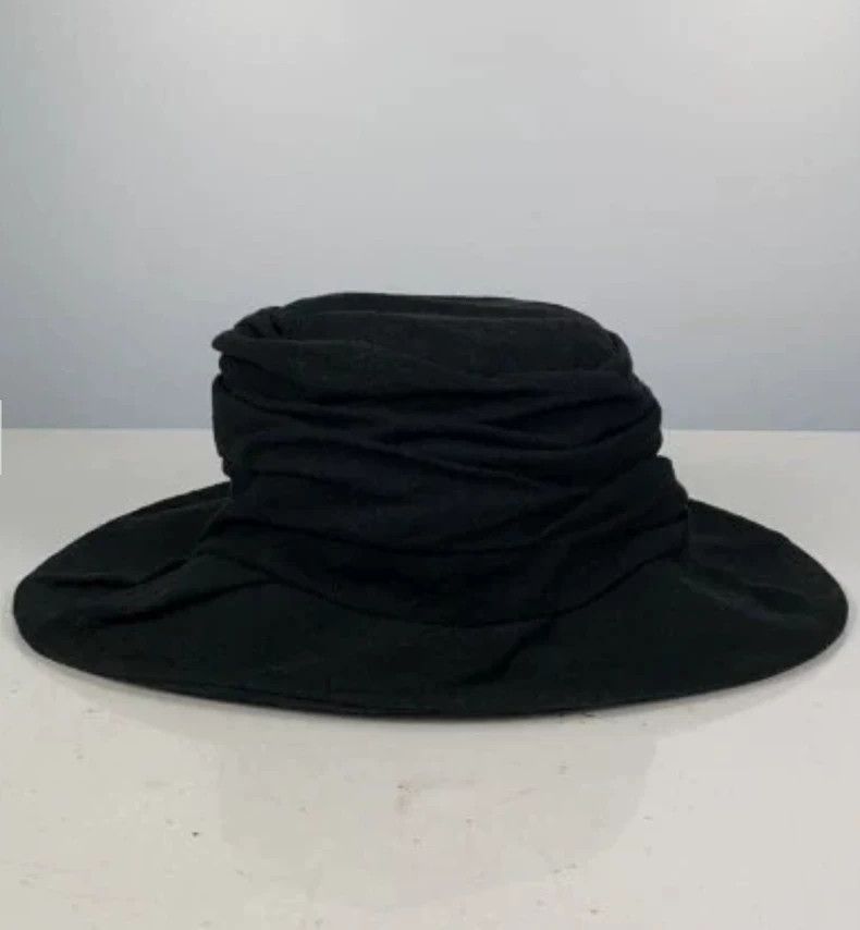 Y's Y's Black linen hat Size ONE SIZE - 2 Thumbnail