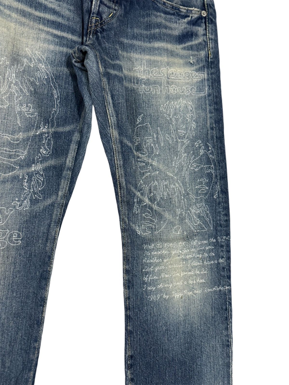 Hysteric Glamour × Japanese Brand Hysteric Glamour Iggy & The Stooges Denim Size US 29 - 5 Thumbnail
