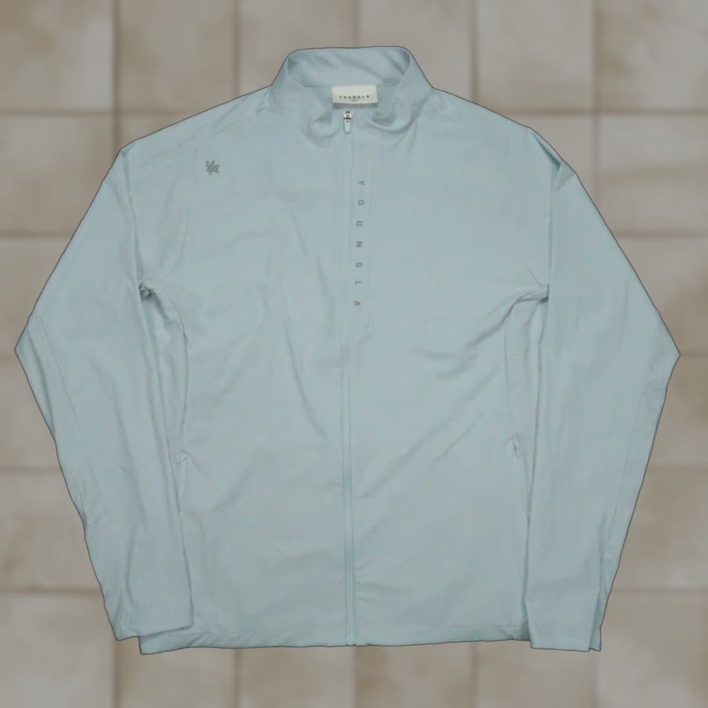 YoungLA YoungLA Jacket Men 2XL XXL Blue Lightweight Full Zip Pockets Morning Run Zip Up Size US XXL / EU 58 / 5 - 1 Thumbnail