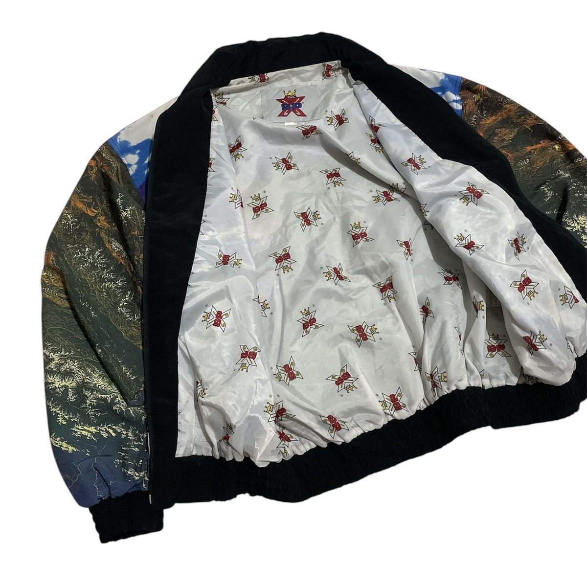 Other Spx Hiphop Silk Troop Bomber Jacket Size US L / EU 52-54 / 3 - 5 Thumbnail