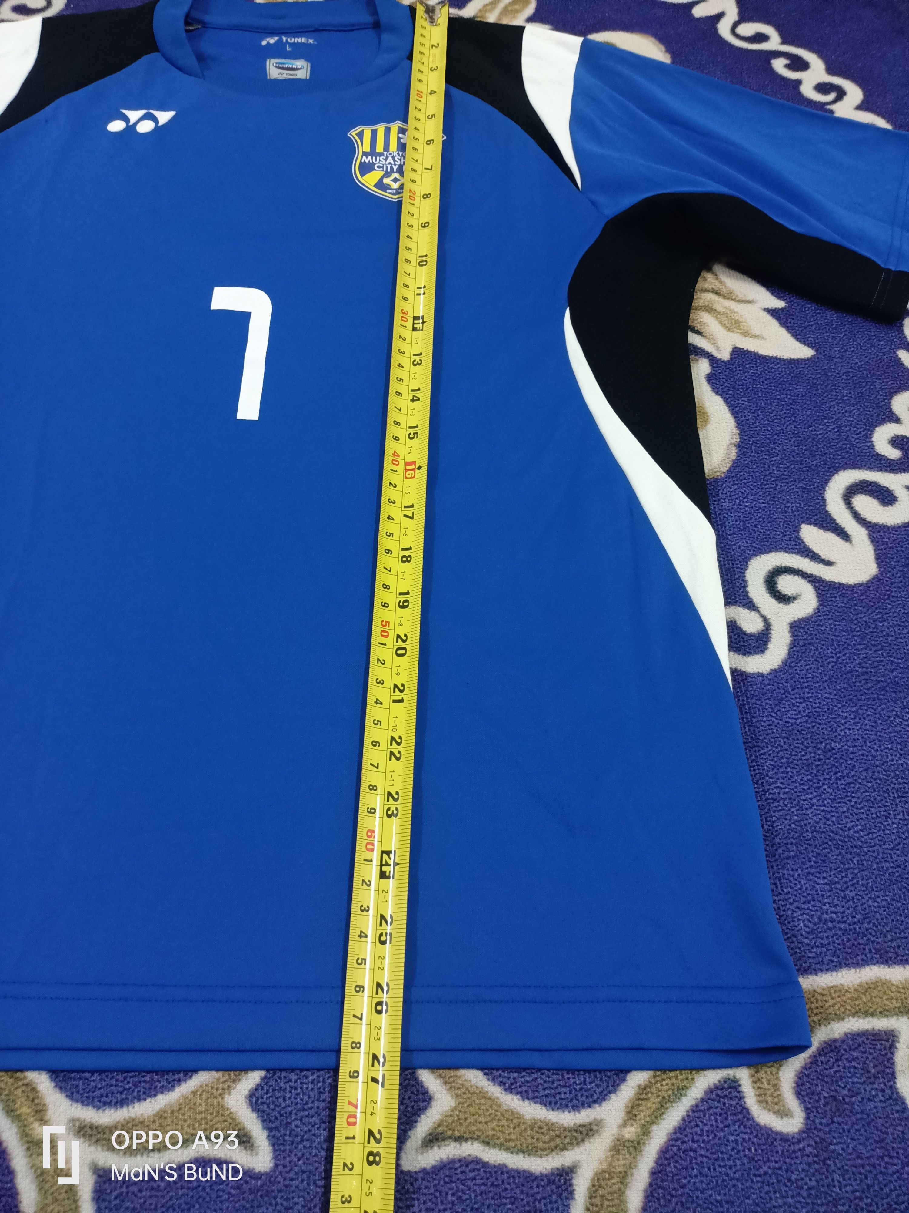 Japanese Brand × Vintage Jersey YONEX Tokyo MUSASHINO CITY FC Size US L / EU 52-54 / 3 - 11 Thumbnail
