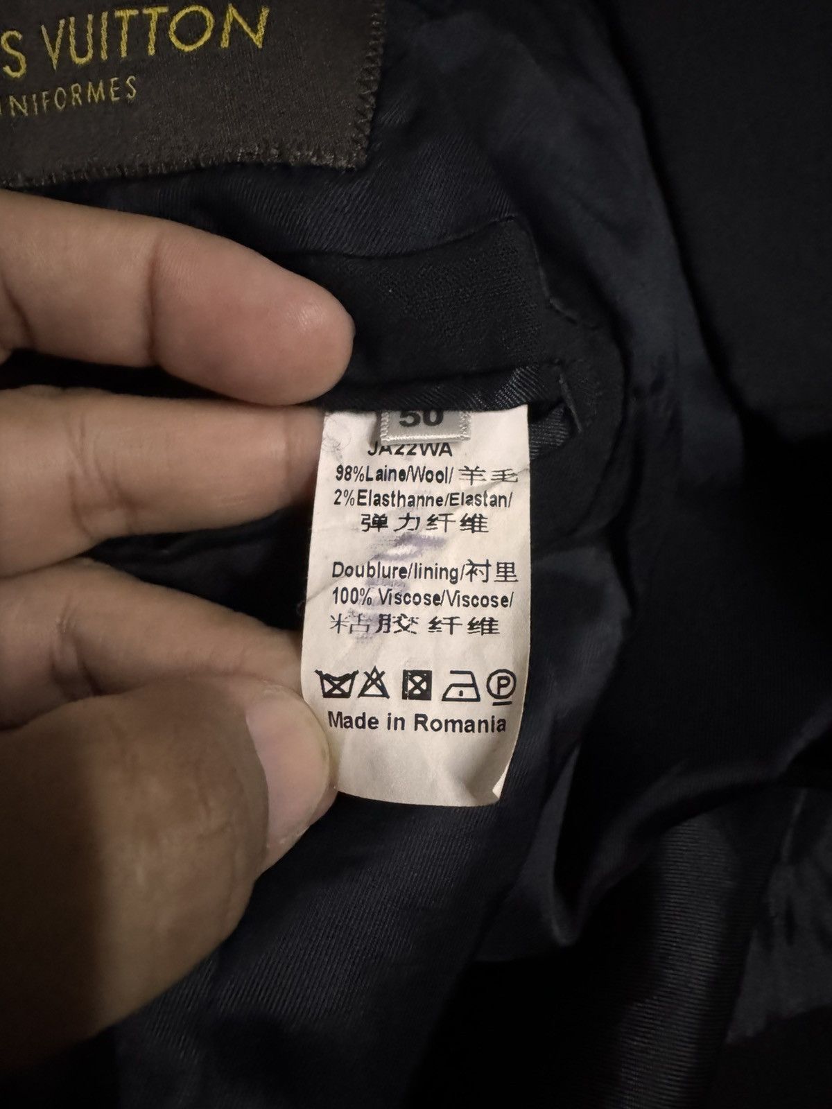 Louis Vuitton Louis Vuitton Blazer Size 50S - 10 Thumbnail