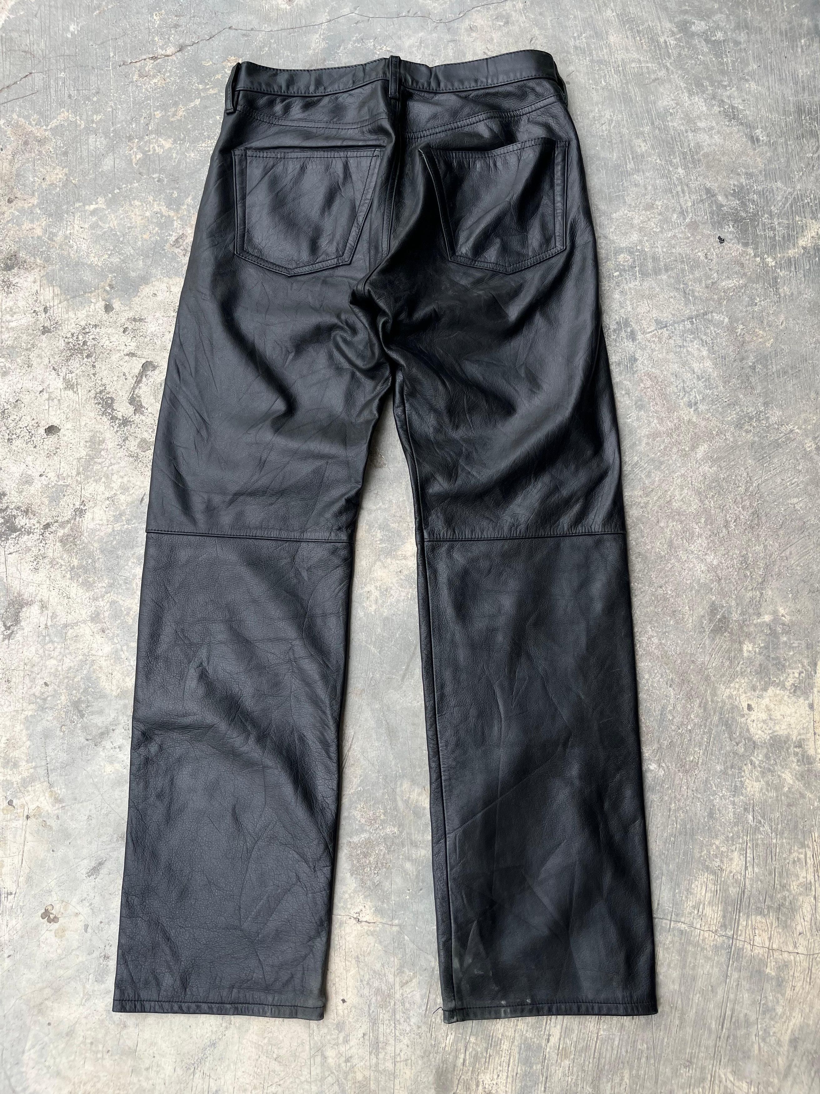Tornado Mart Tornado Mart Leather Pants Size US 29 - 3 Thumbnail