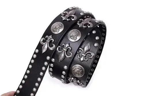 Other Men Belt Punk Rivet Size 32 - 5 Thumbnail