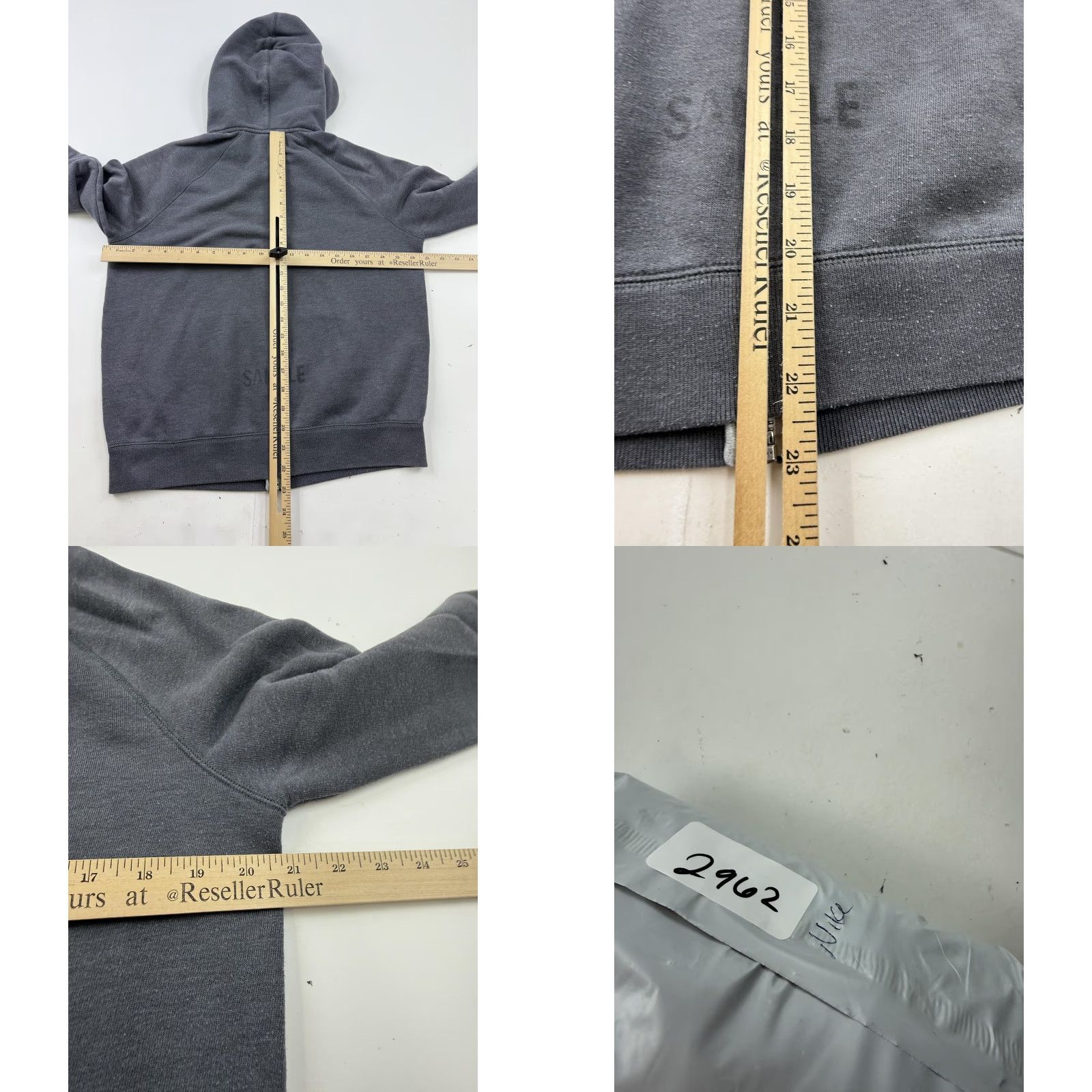 Nike Nike Hoodie Mens Medium Gray Full Zip Big Logo Sample Sweatshirt 545653-021 Size US M / EU 48-50 / 2 - 9 Thumbnail