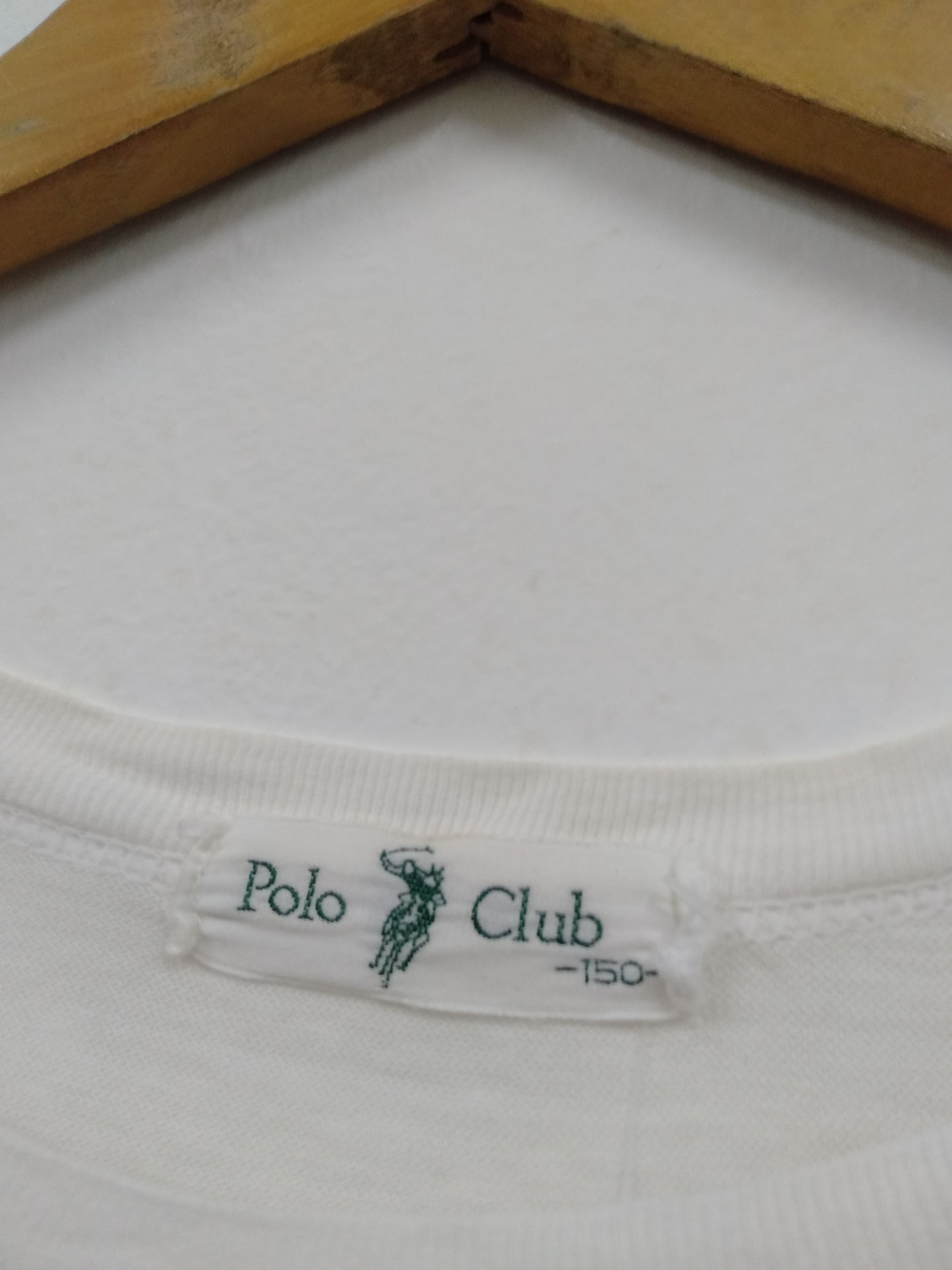 Polo Ralph Lauren Vintage 90s Polo Club big logo single stich t shirt #T02 Size US M / EU 48-50 / 2 - 3 Thumbnail