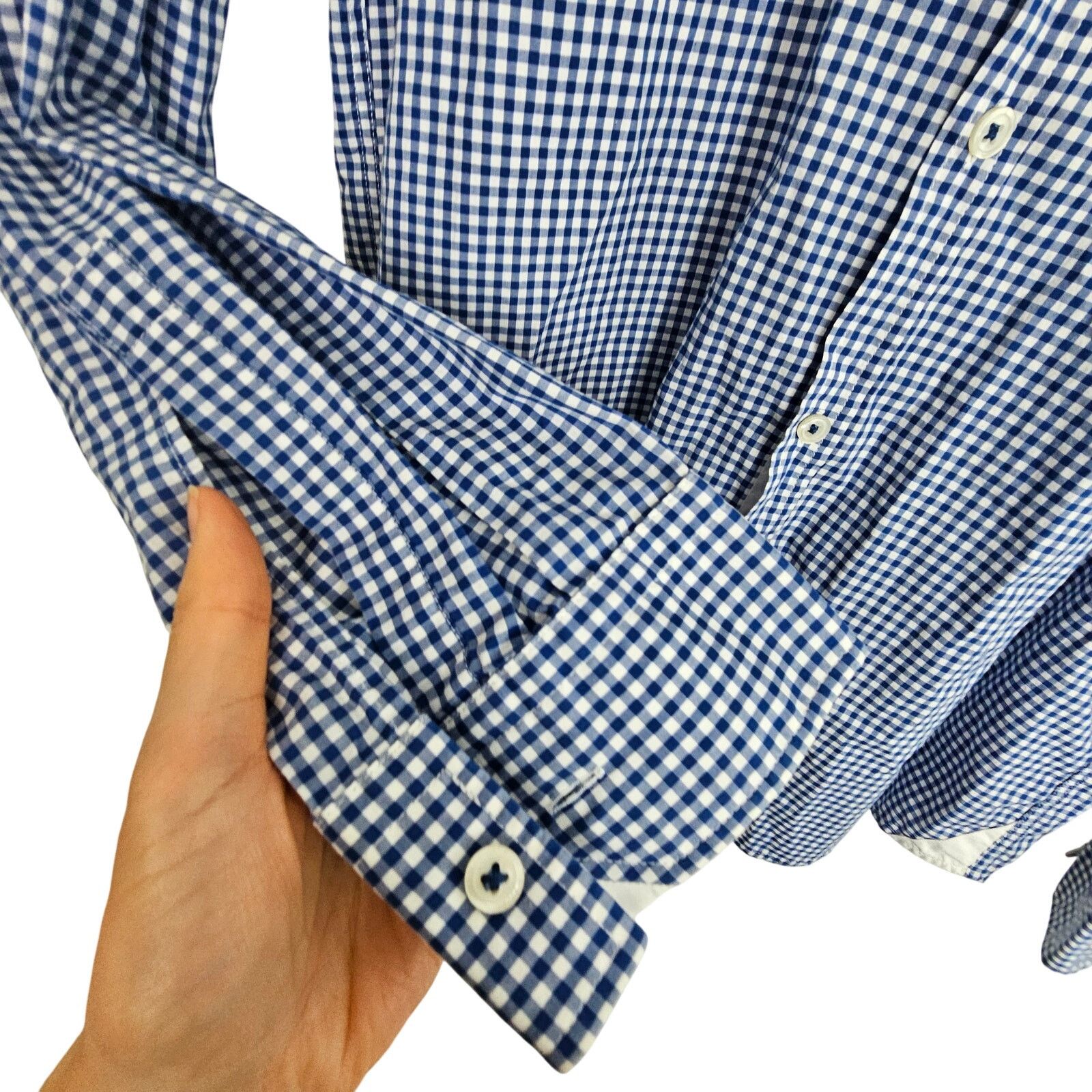 Hugo Boss Boss Hugo Boss Checker Gingham Dress Shirt Sz L Regular Fit Size US L / EU 52-54 / 3 - 4 Thumbnail