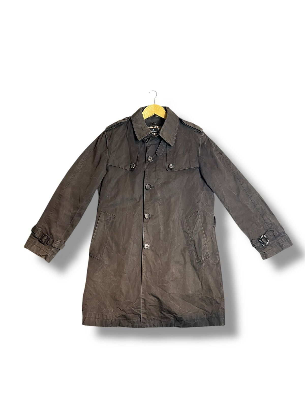 Paul Smith × Vintage Paul Smith Trench Coat (25) Size US L / EU 52-54 / 3 - 1 Thumbnail