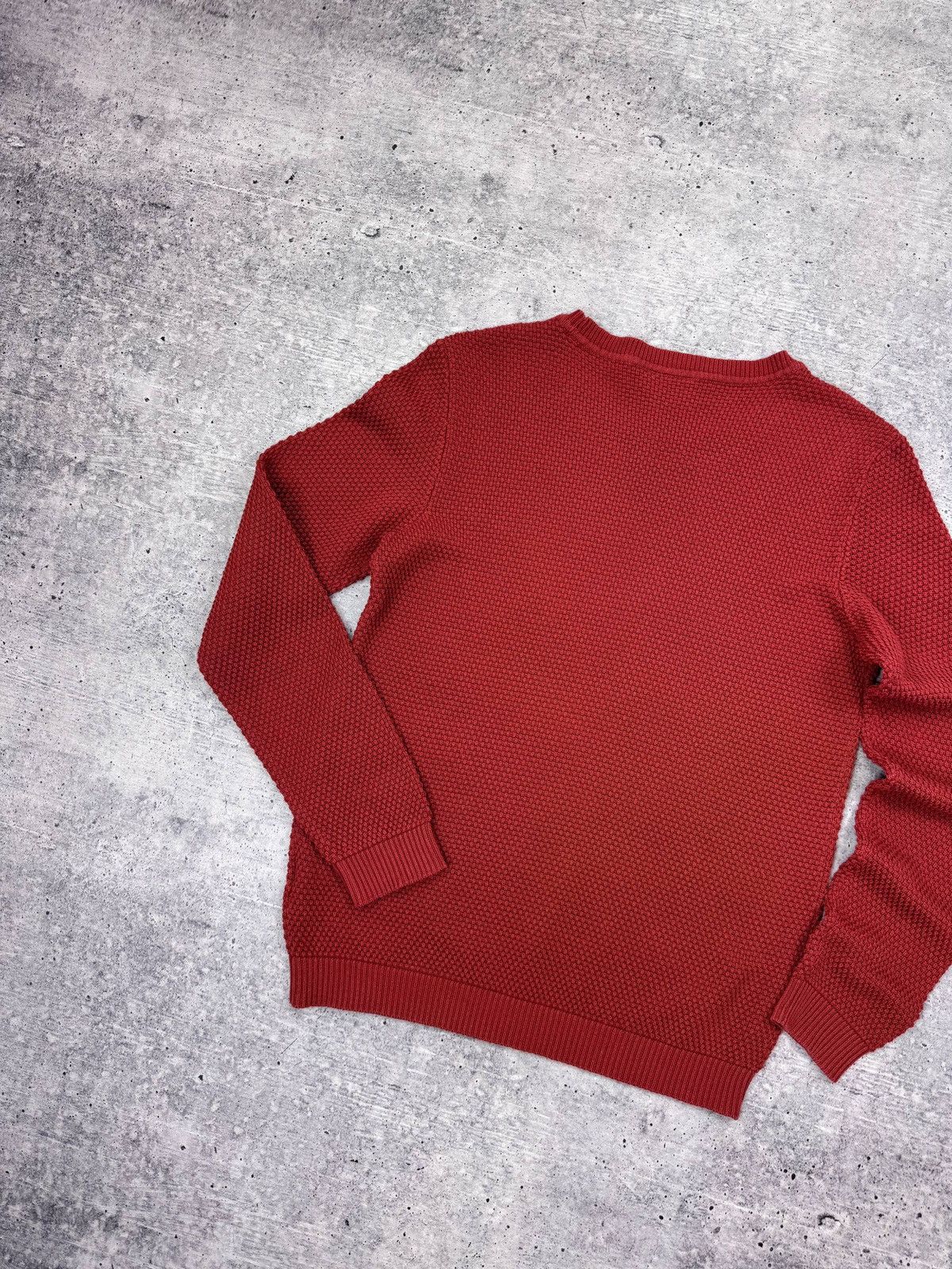 Brunello Cucinelli Brunello Cucinelli Italian Red Knit Sweater Sweatshirt Men L Size US L / EU 52-54 / 3 - 13 Thumbnail