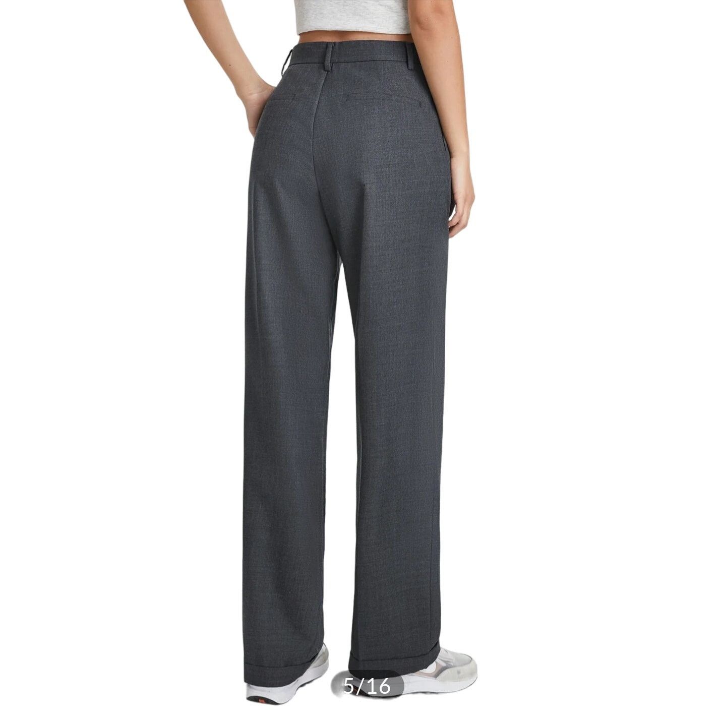 Other XSmall Gray Lightweight Airstream Straight Leg Dress Pants Size 25" / US 0 / IT 36 - 2 Thumbnail