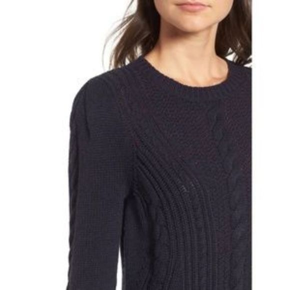 Treasure & Bond Treasure & Bond X Something Navy Sweater Dress Size M / US 6-8 / IT 42-44 - 3 Thumbnail